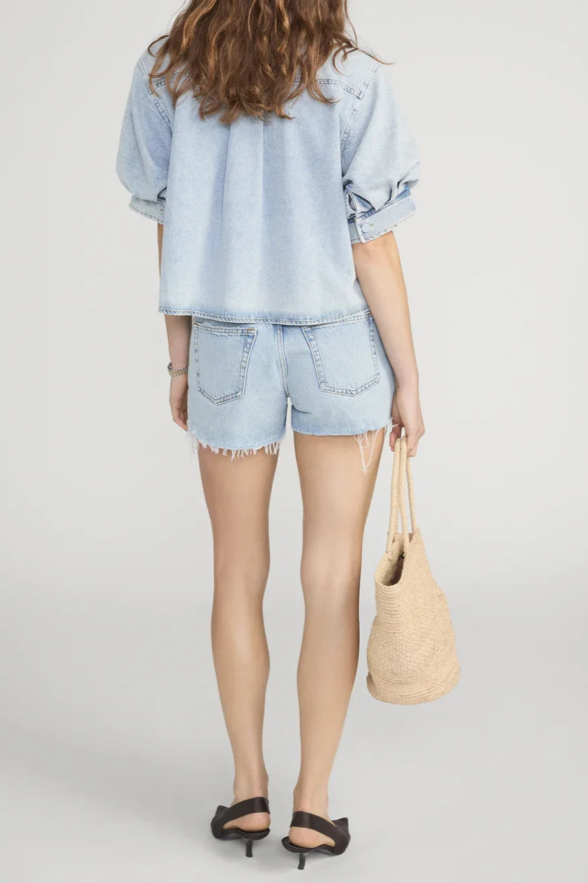 The Billow Sleeve Shirt - Puffin