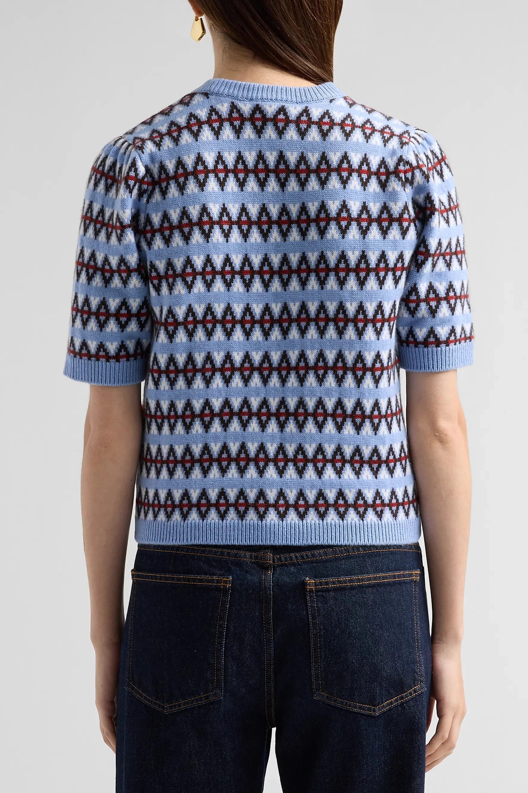 The Cashmere Crew - Periwinkle Fairisle