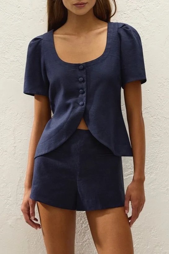 Emma Vest - Navy