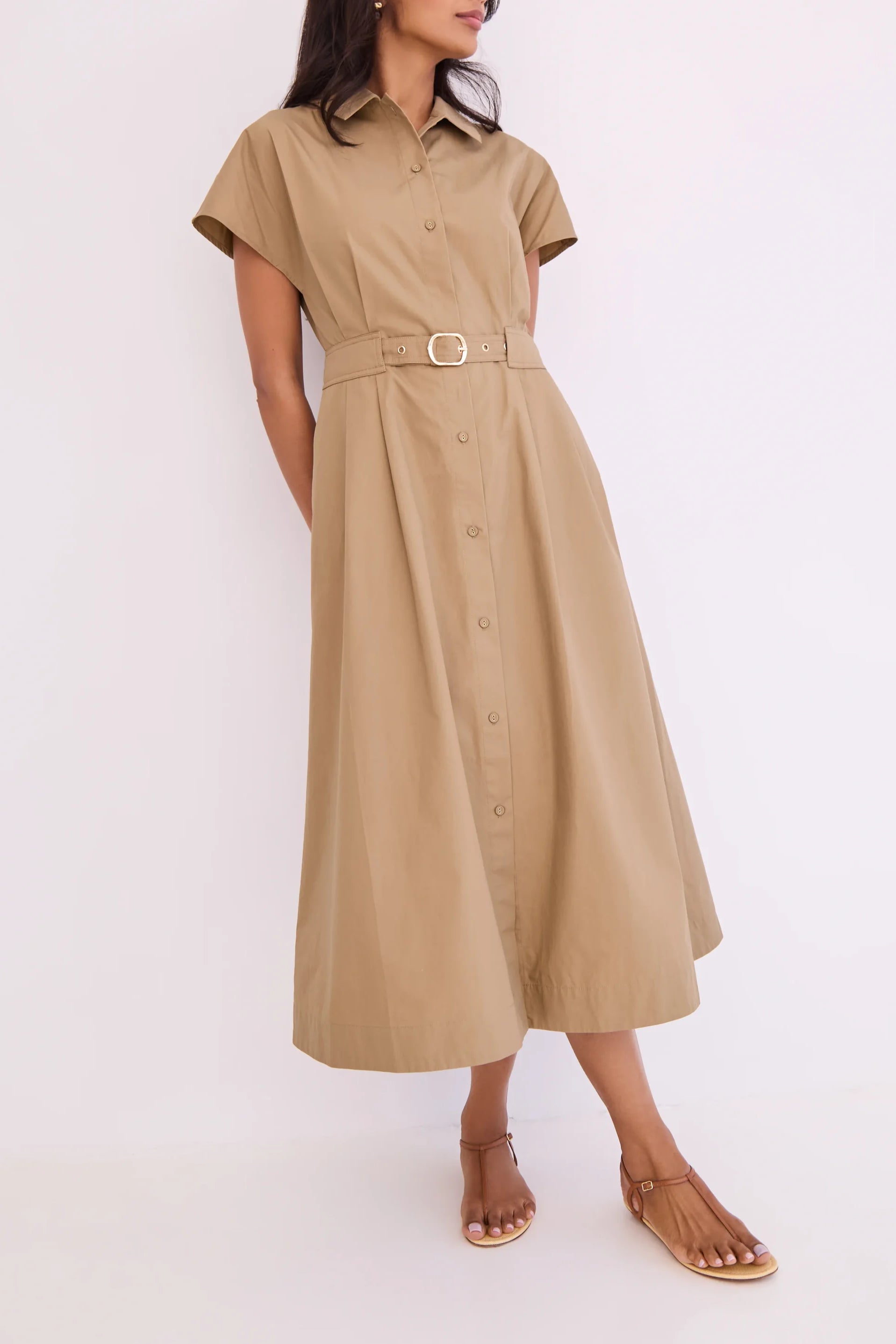 Sawyer Dress - Khaki