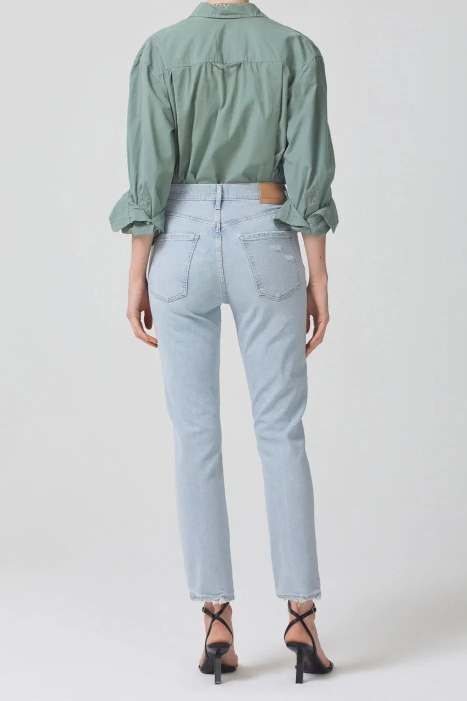 Jolene High Rise Vintage Slim - Lush