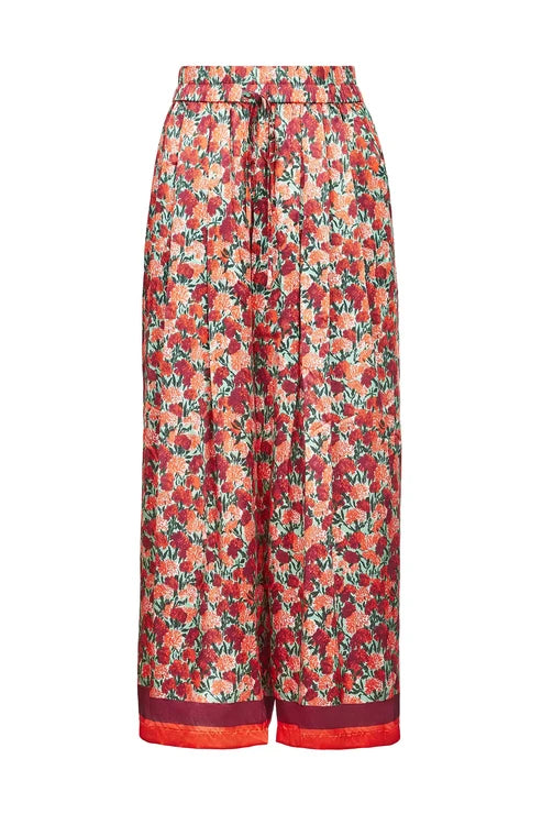 Whisper Pant - Crimson Blossom
