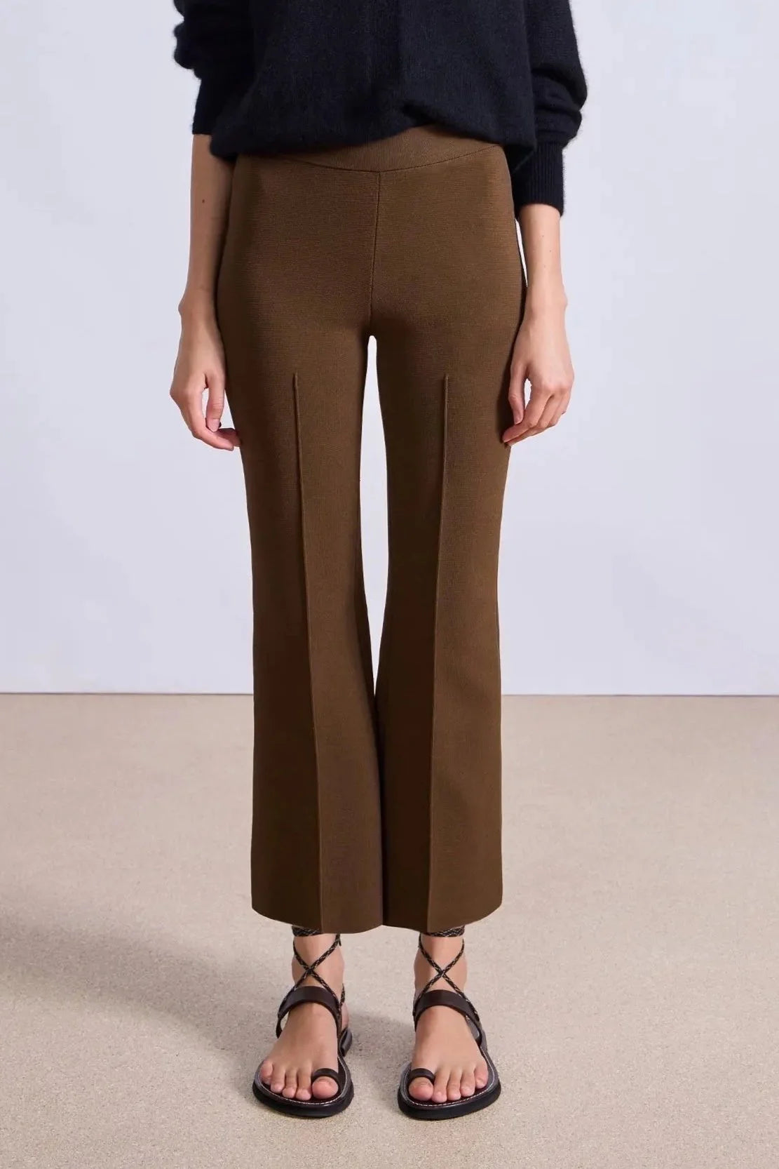 Petite Rene Pull on Pant - Desert Palm