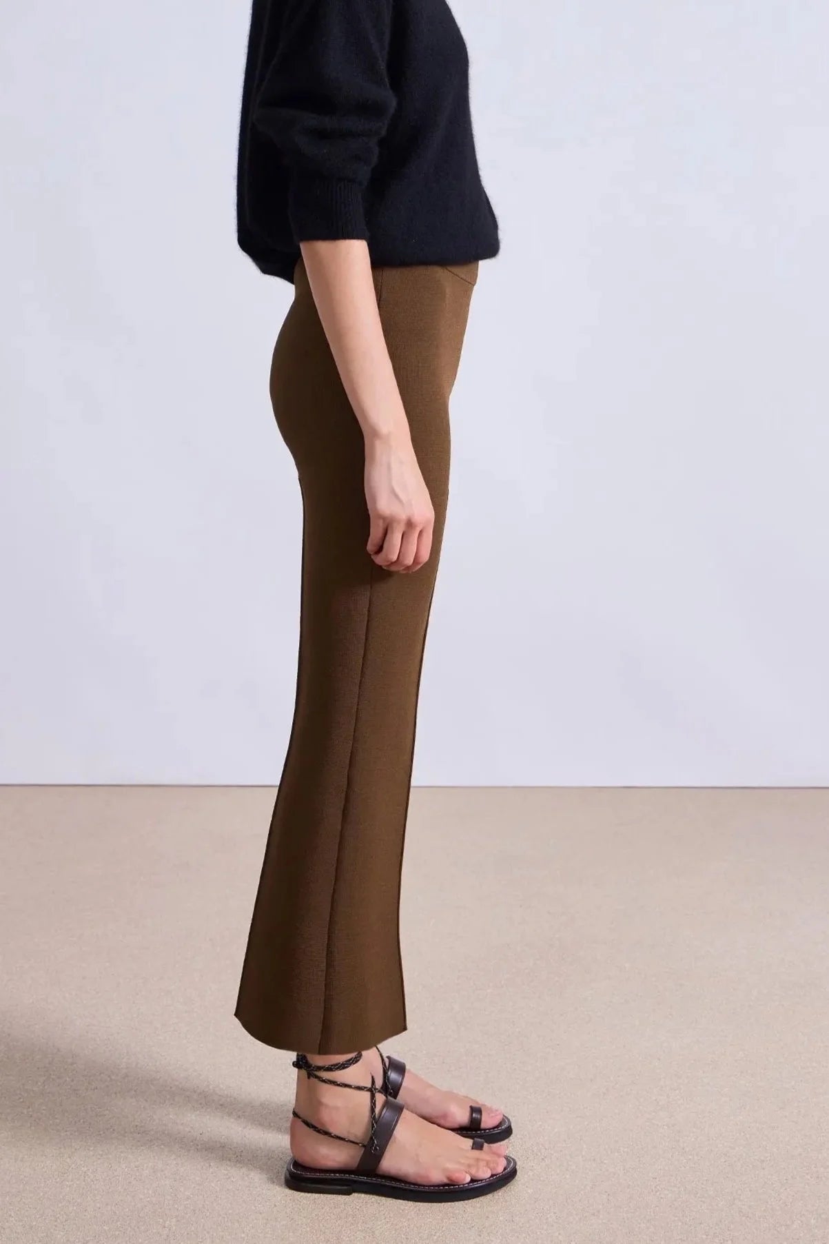 Petite Rene Pull on Pant - Desert Palm