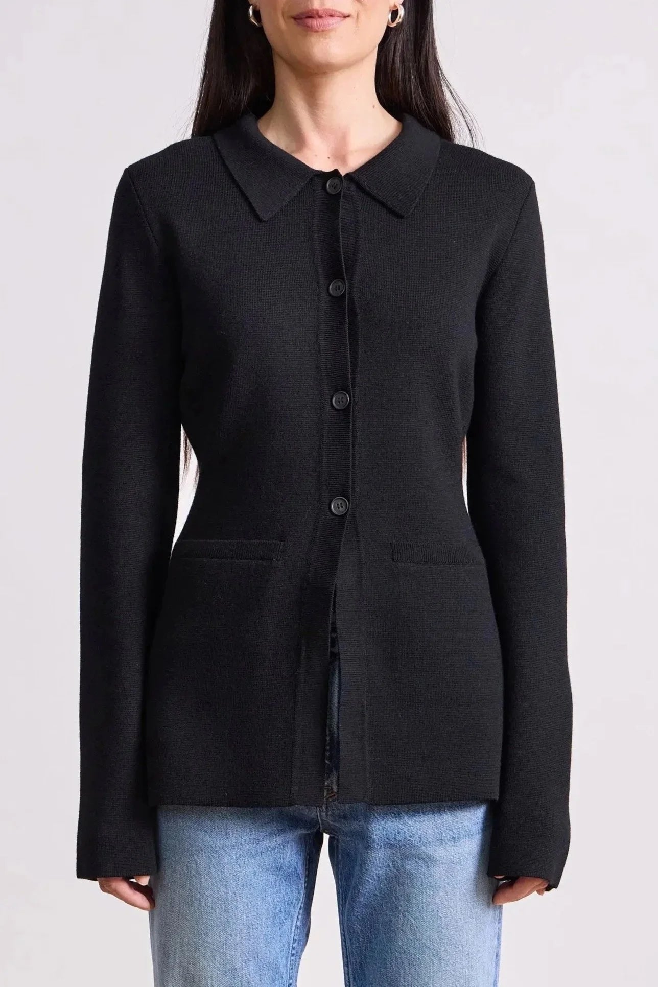 Betti Knit Cardi - Black