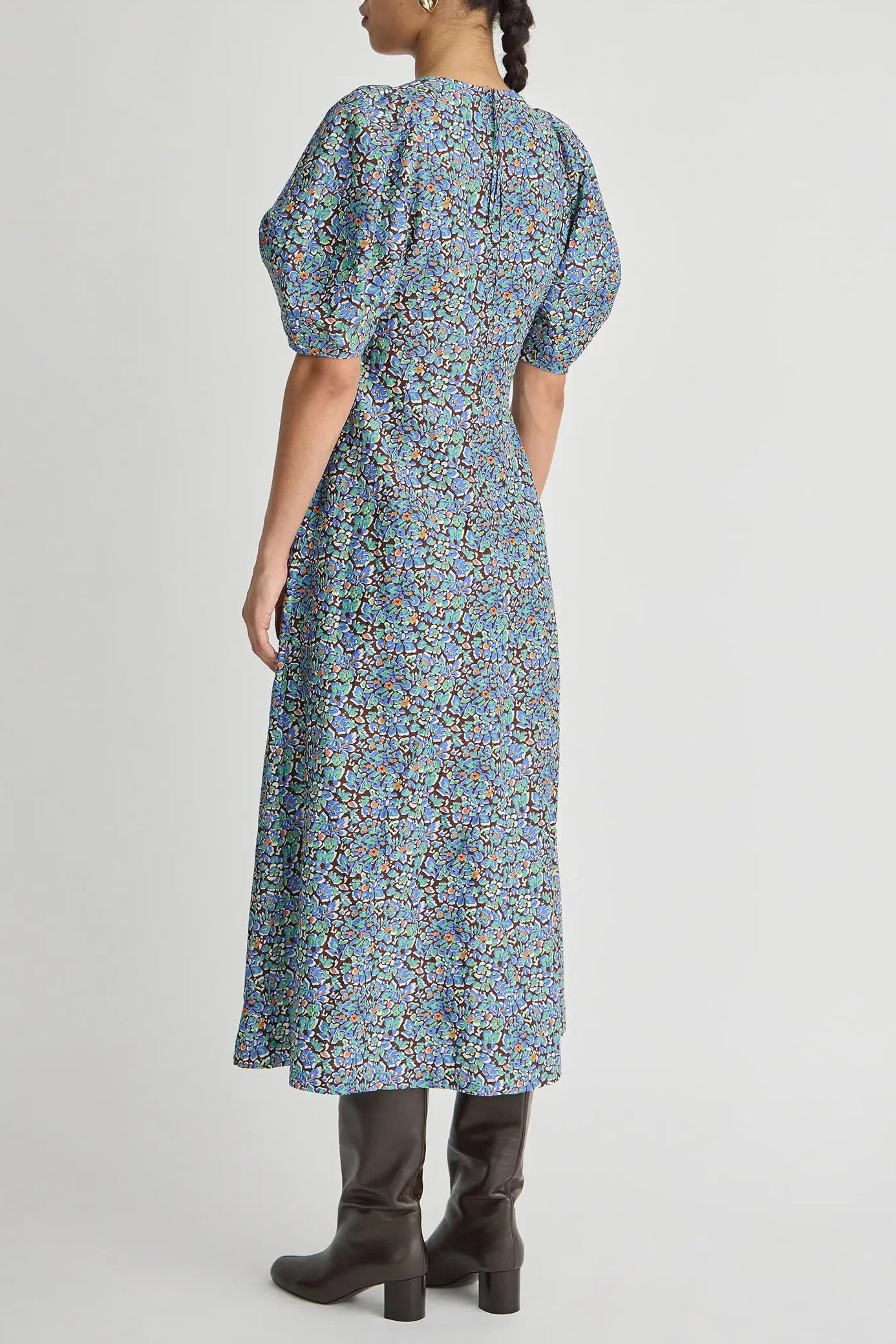 Sculpted Sabina Maxi Dress - Cloud Cottage Floral