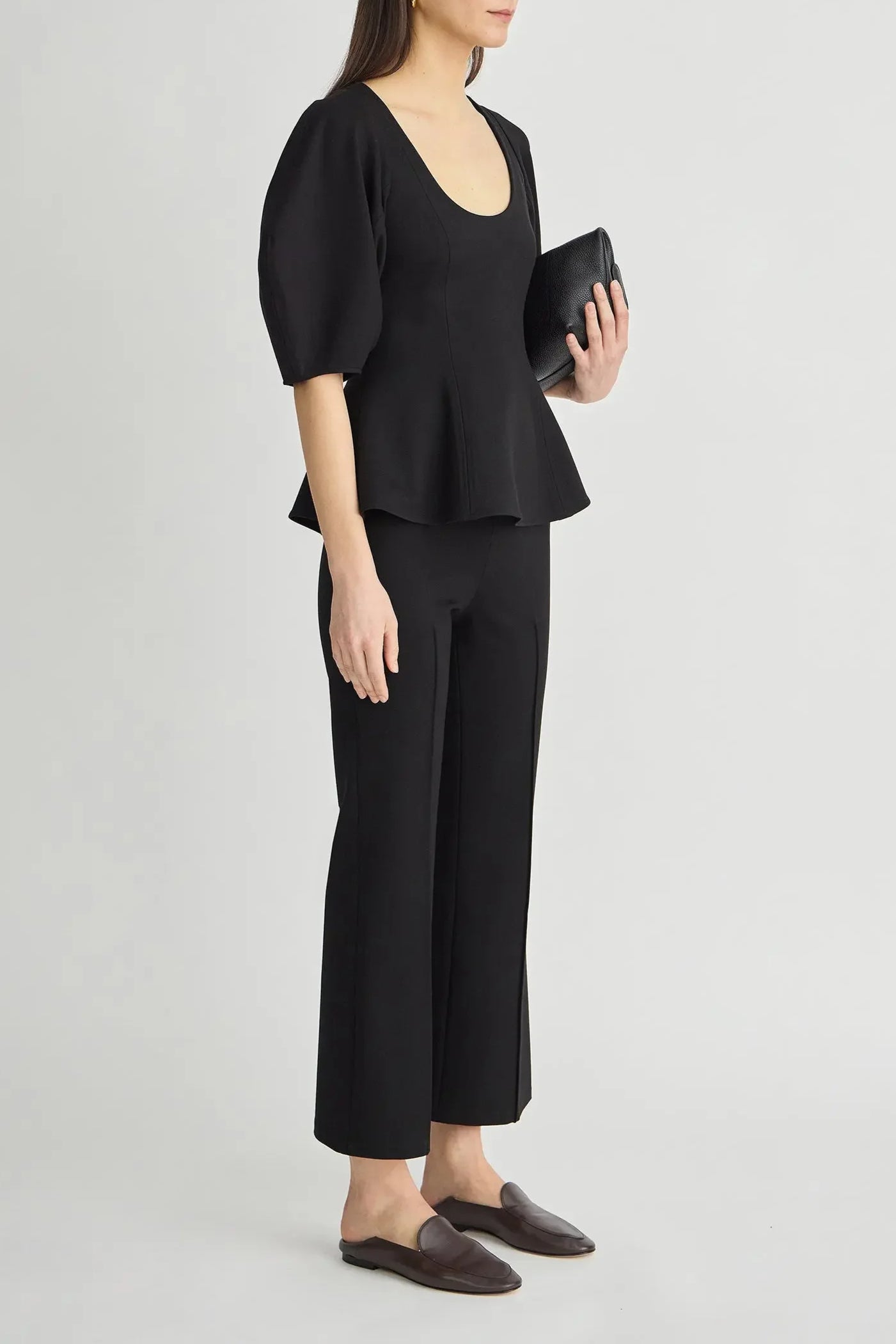 Ponte Rene Pull on Pant - Black