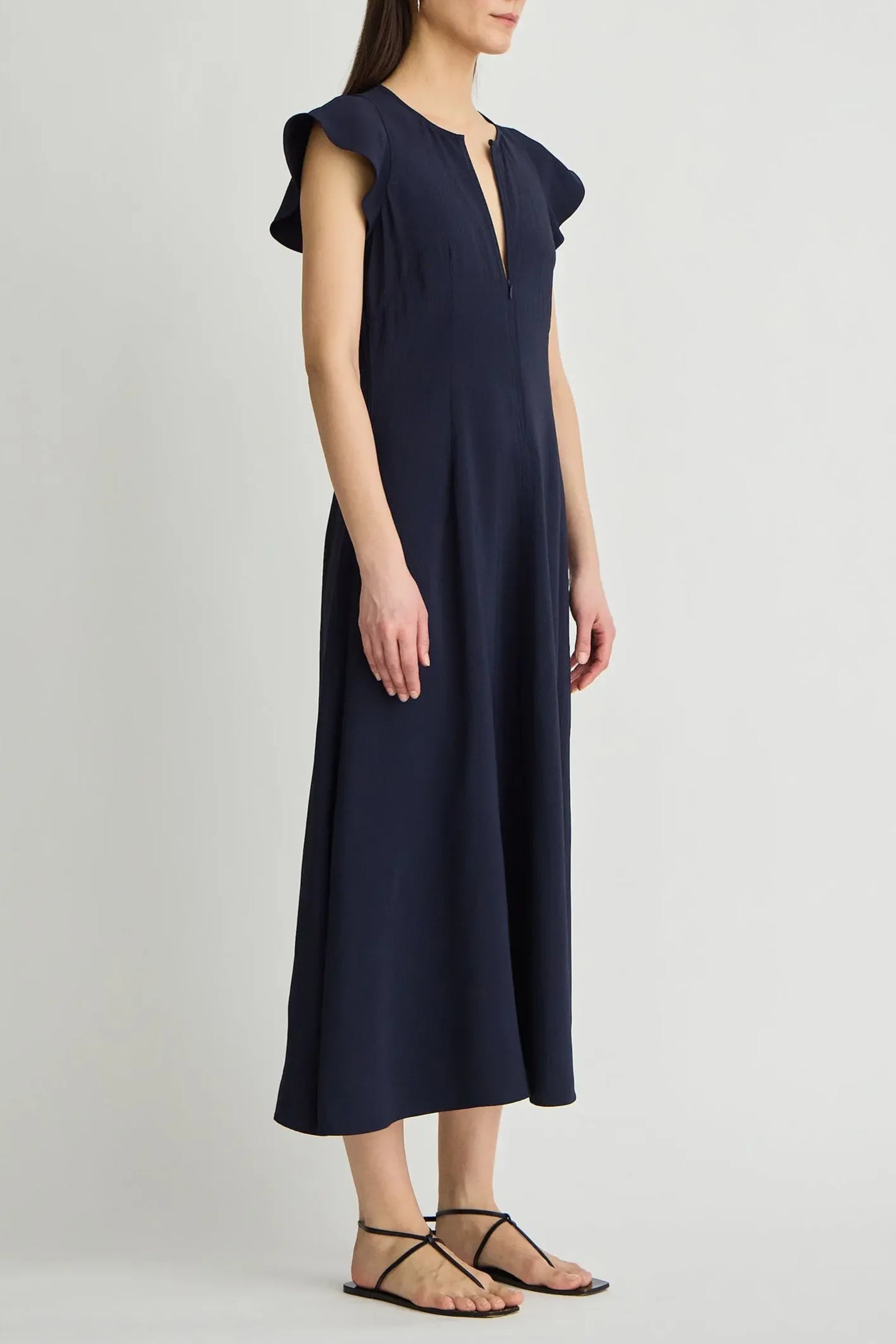 Gisa Zip Dress - Midnight