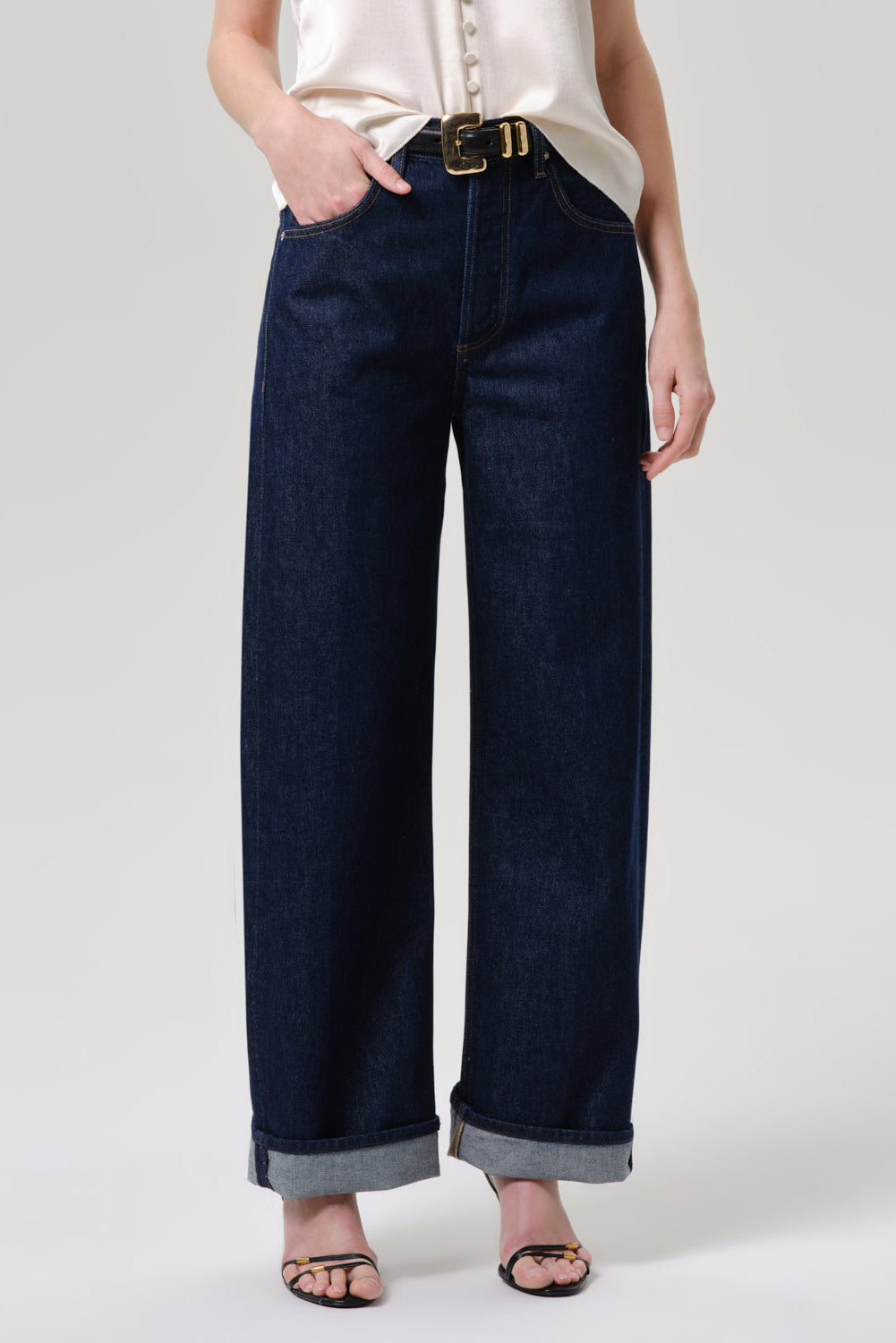 Ayla Baggy Petite in Amherst - detail