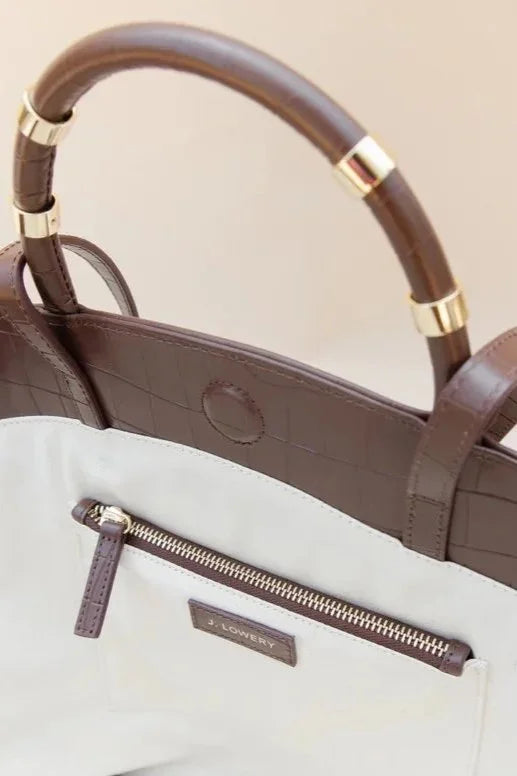 J. Lowery Tote - Espresso Croc