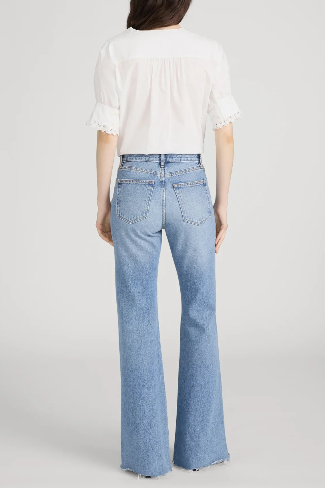The Keepsake Popover Top - White