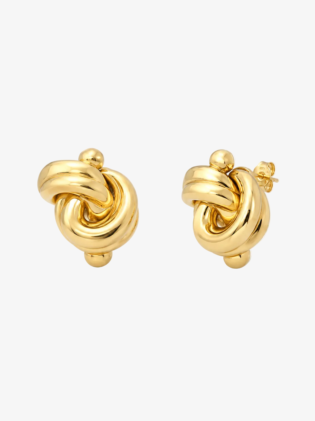 Emery Knot Studs - Gold