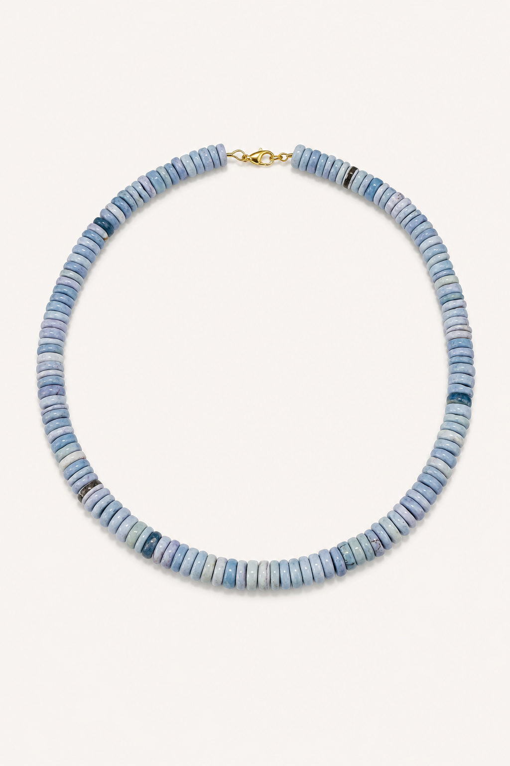 Heishi Candy Necklace - Lilac Opal