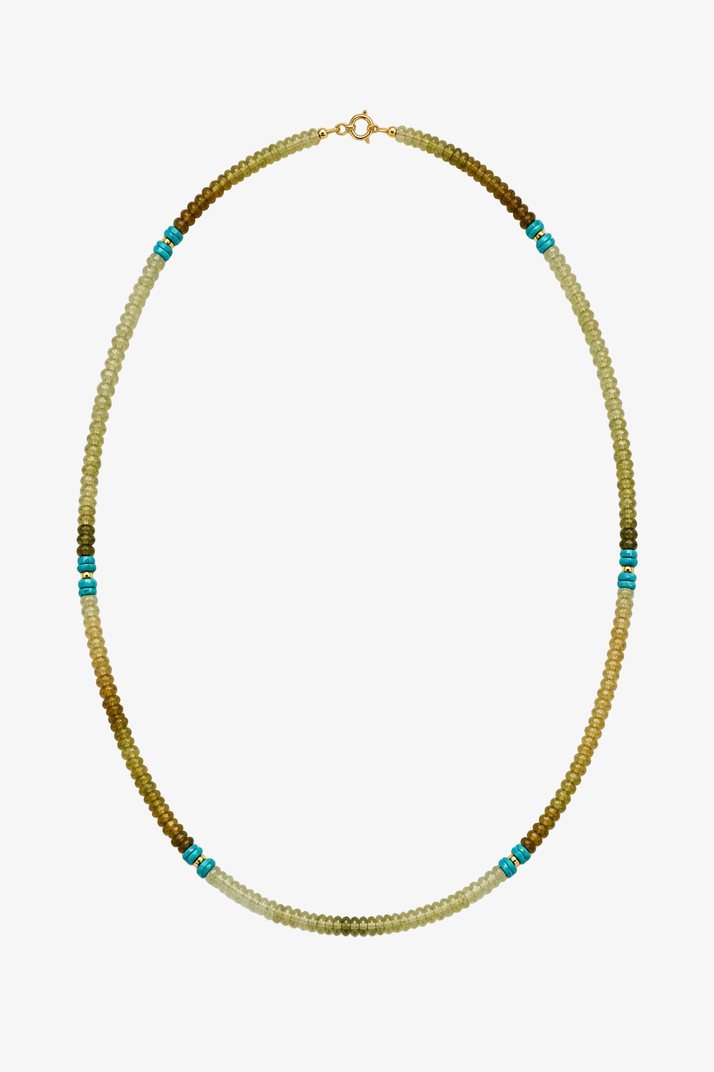 4 Station Grossular Garnet & Turq