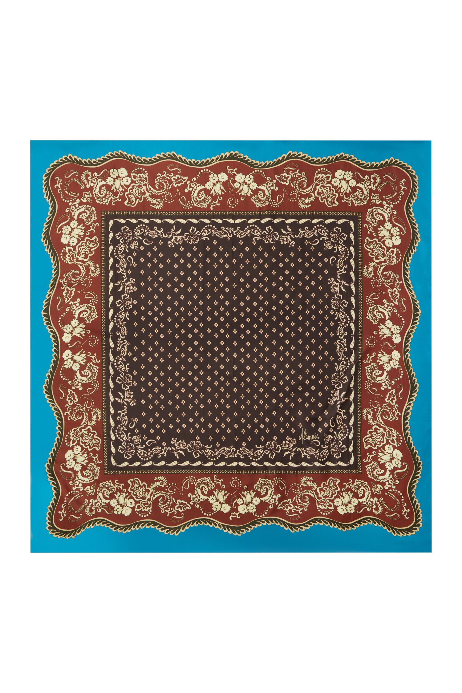 Alma Silk Scarf Multi
