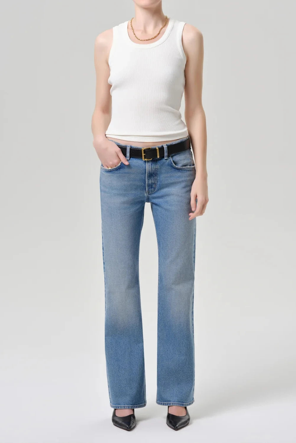 Isabel Ribbed Tank - Pashmina