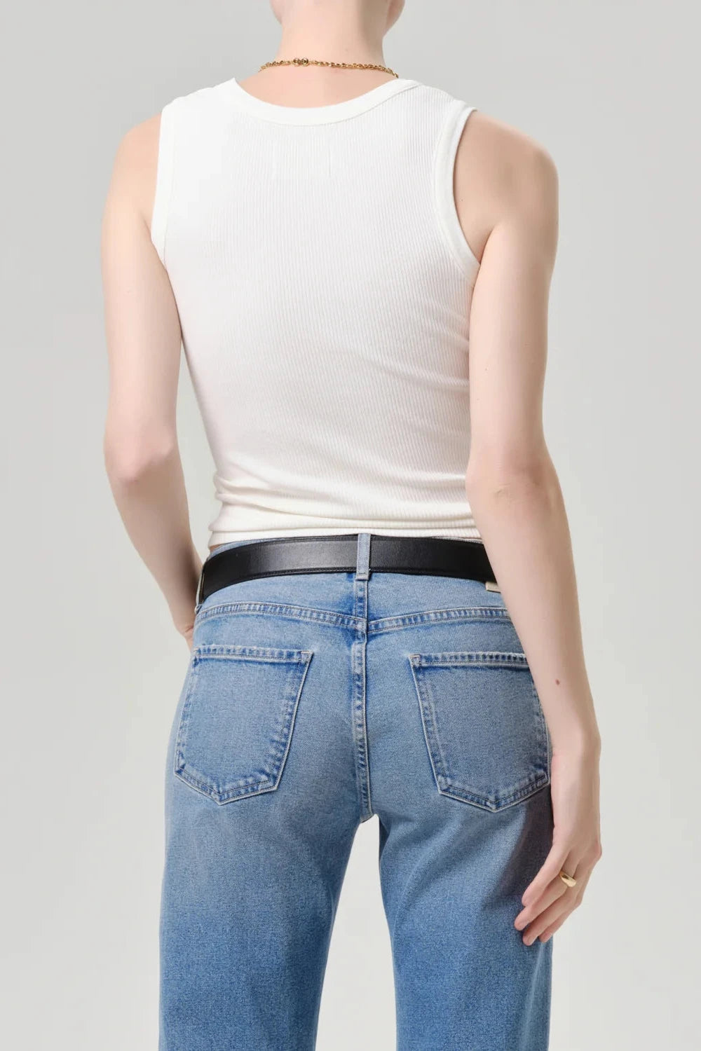 Isabel Ribbed Tank - Pashmina