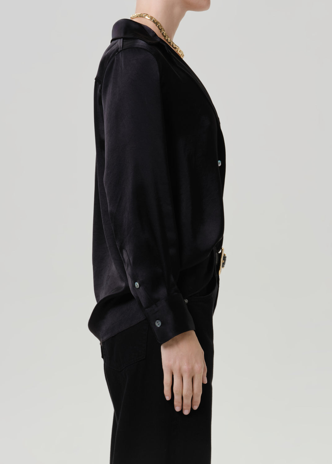 Tullah Shirt in Black - side
