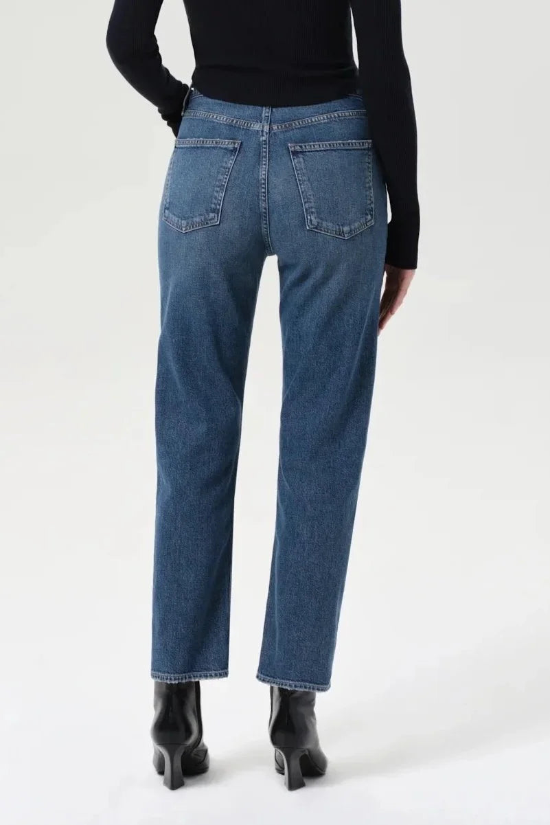 90's Pinch Waist Crop - Overcast