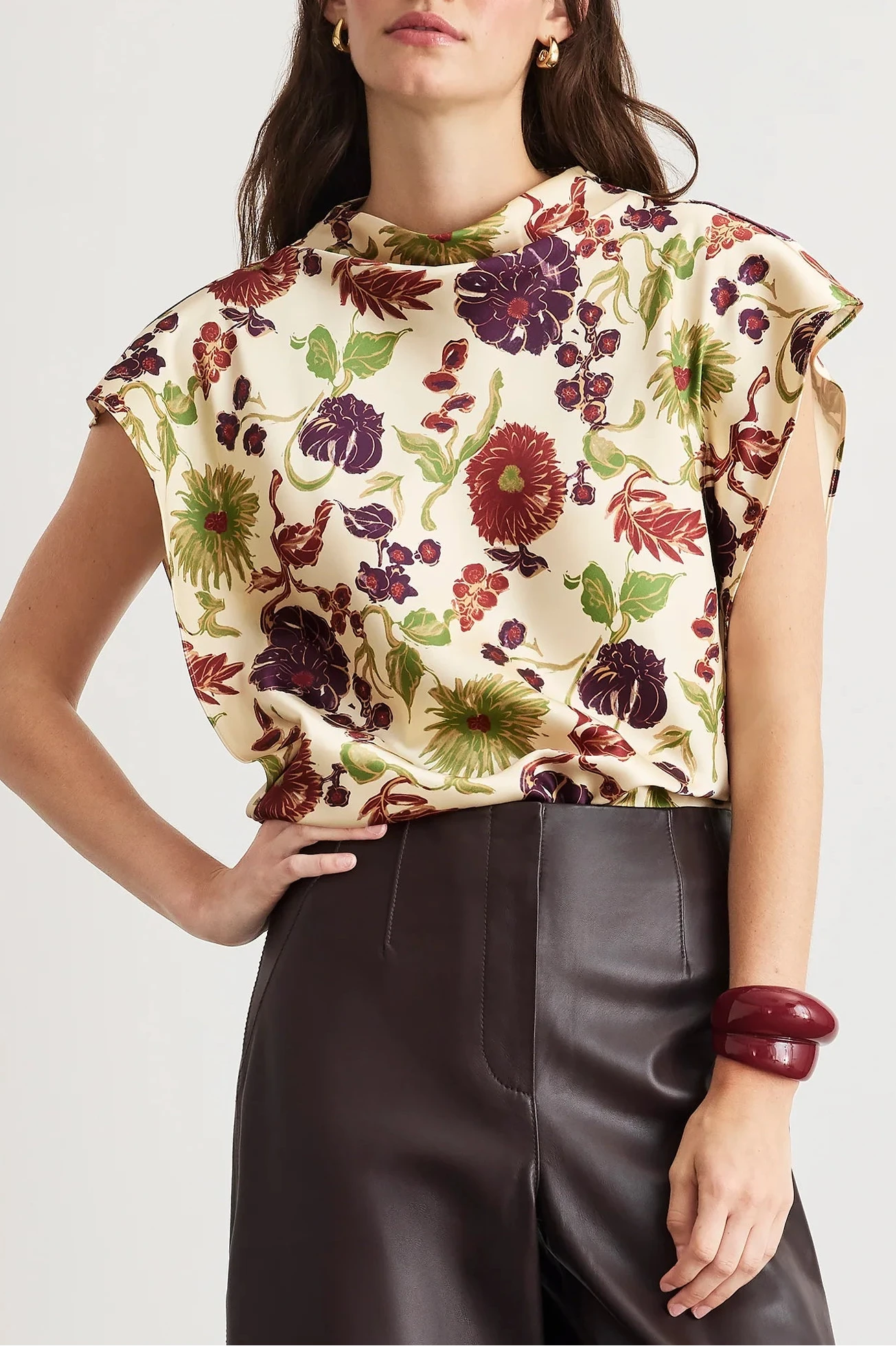 Adrien Top - Cream Multi