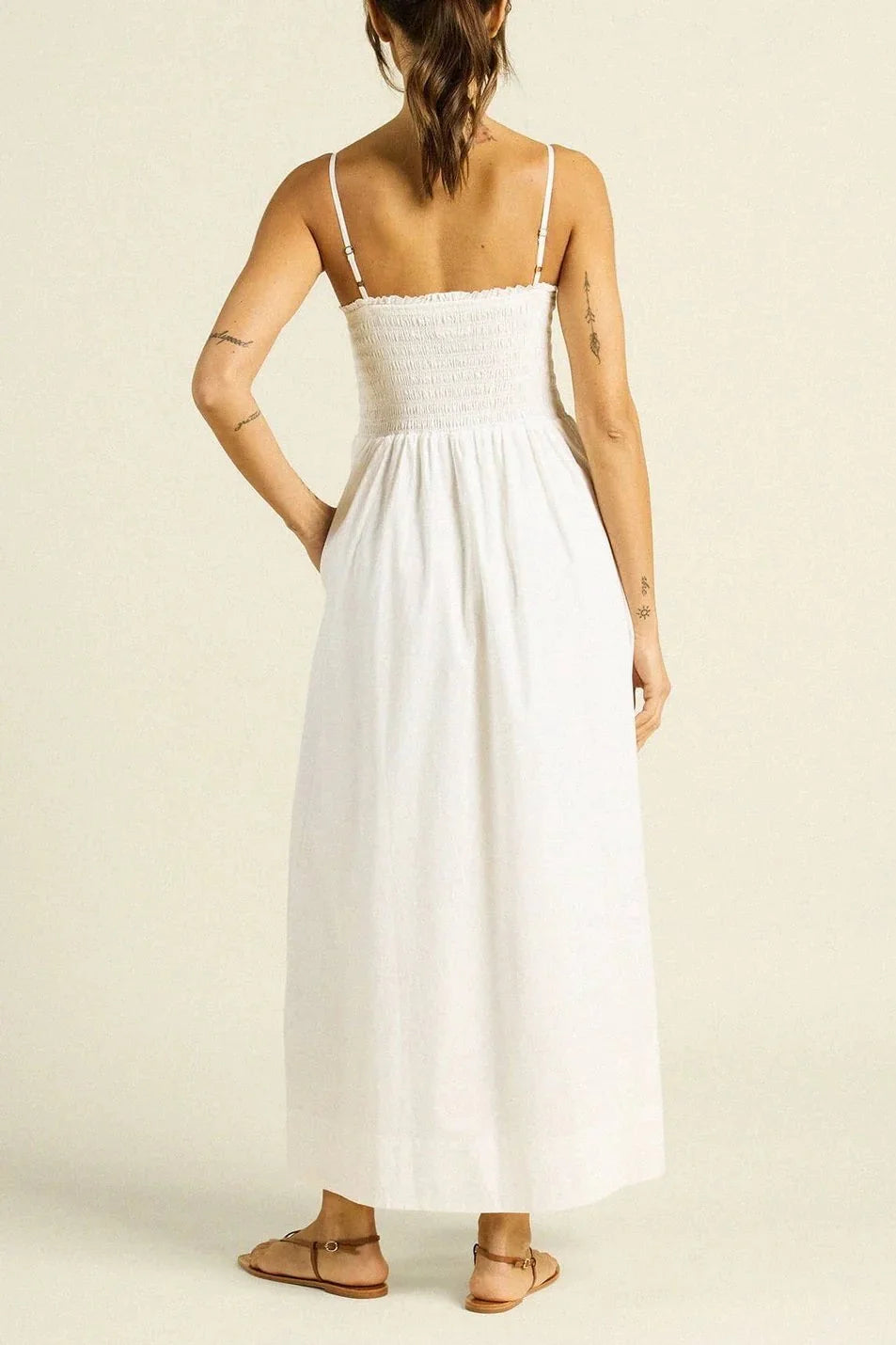 Carmen Dress - White
