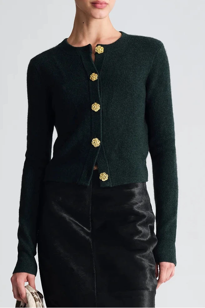 Ellery Cardigan - Pine Heather