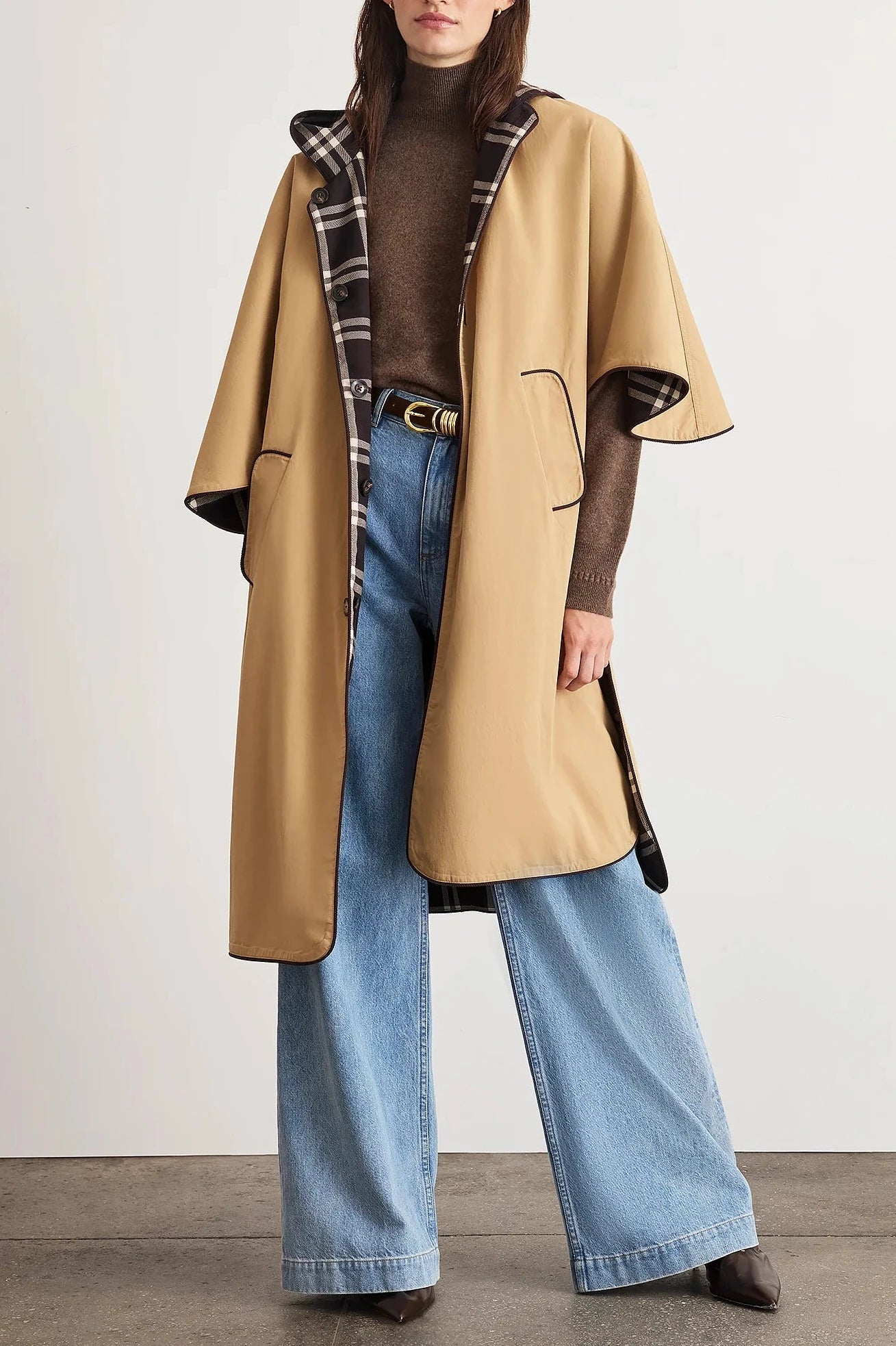Carlisle Reversible Coat - Dark Fig