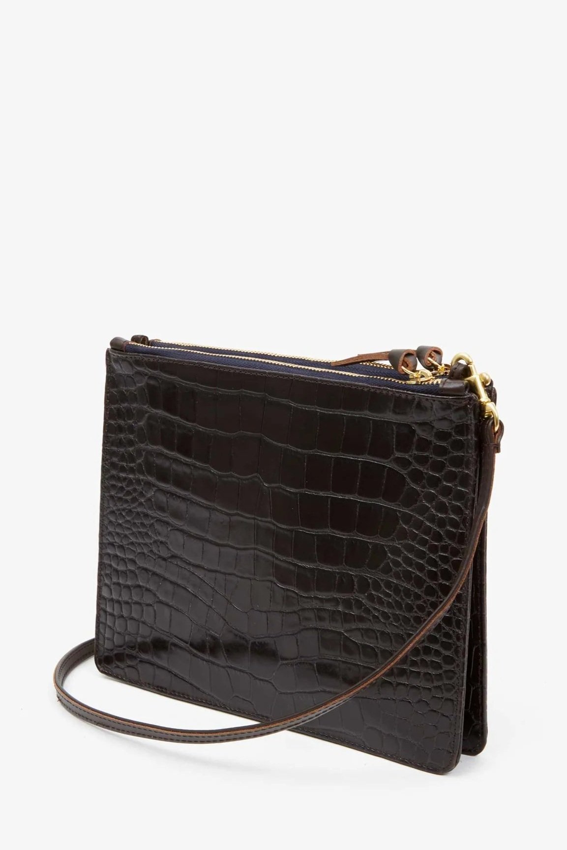 Margot Double Sac Bretelle - Kalamata Croco