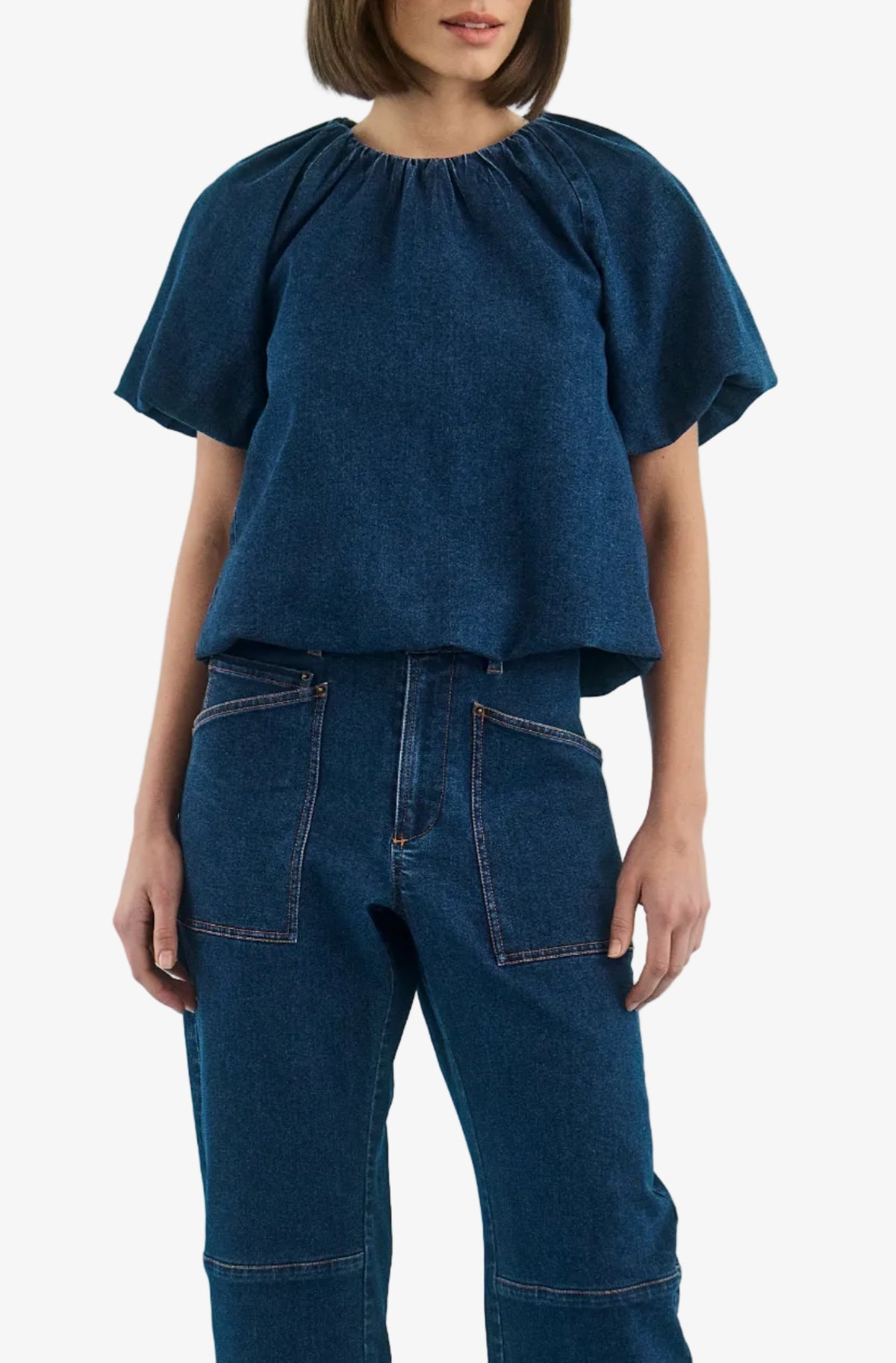 Mika Top - Blue Ridge Denim