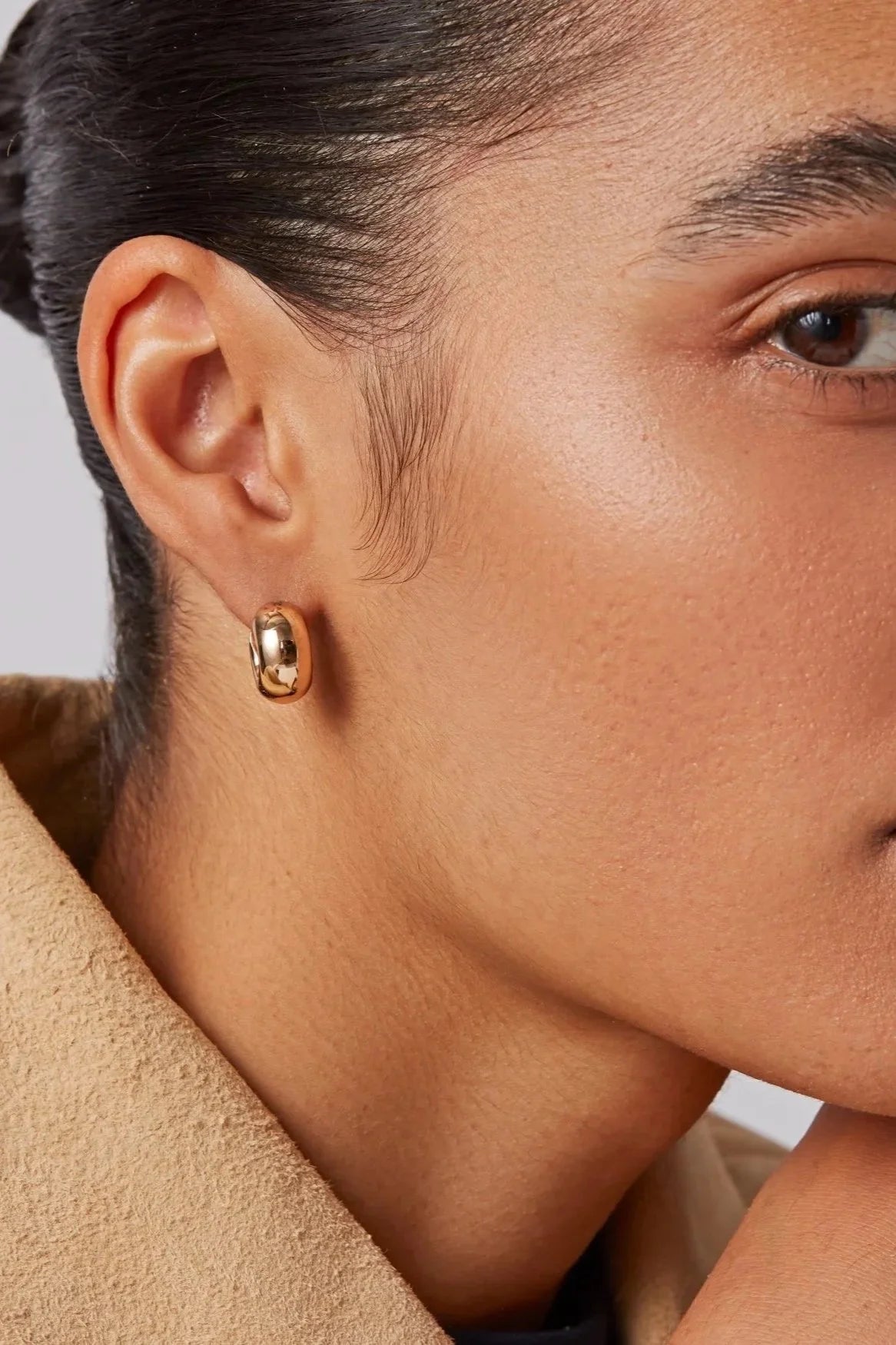 Mini Tome Hoops - Gold