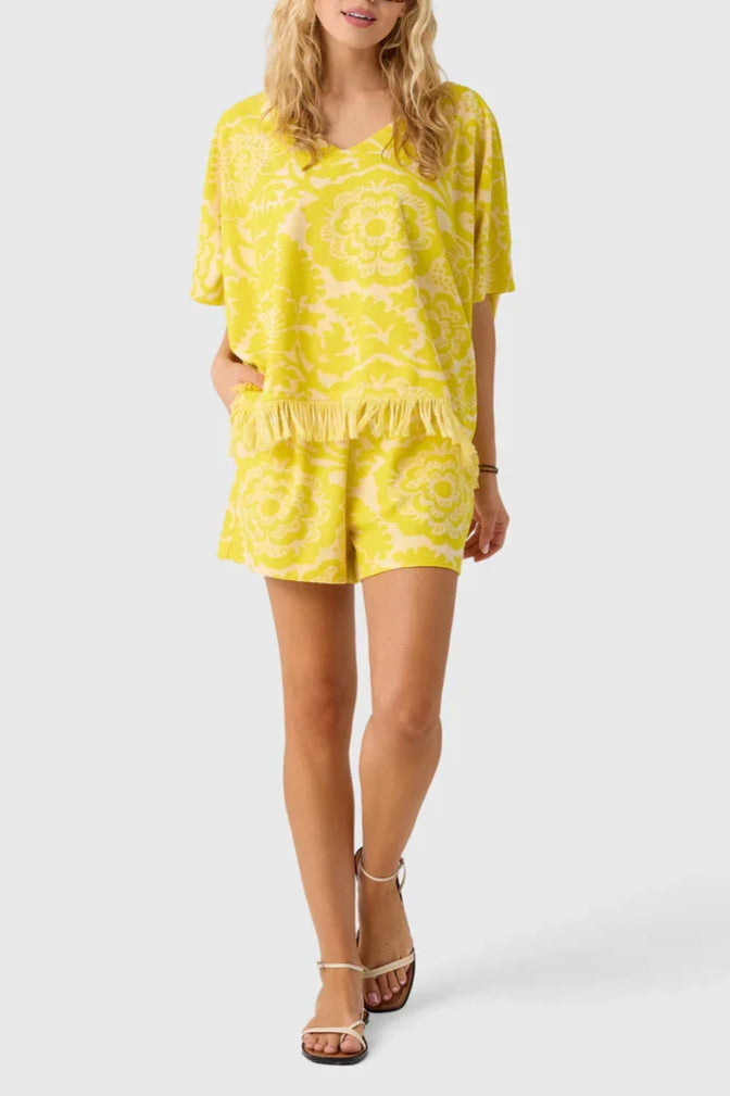 Jorlando Towel Jersey V-Top - Amalfi Lemon