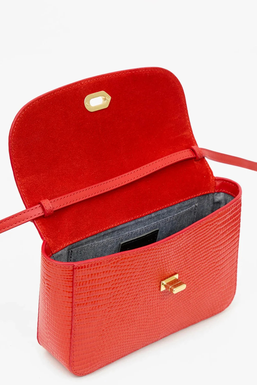 Kathryn Glossy Lizard - Red