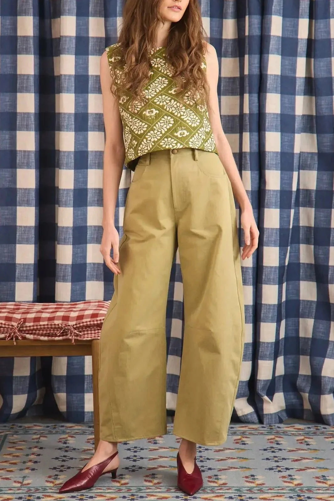 Manning Top - Legacy Jacquard Olive