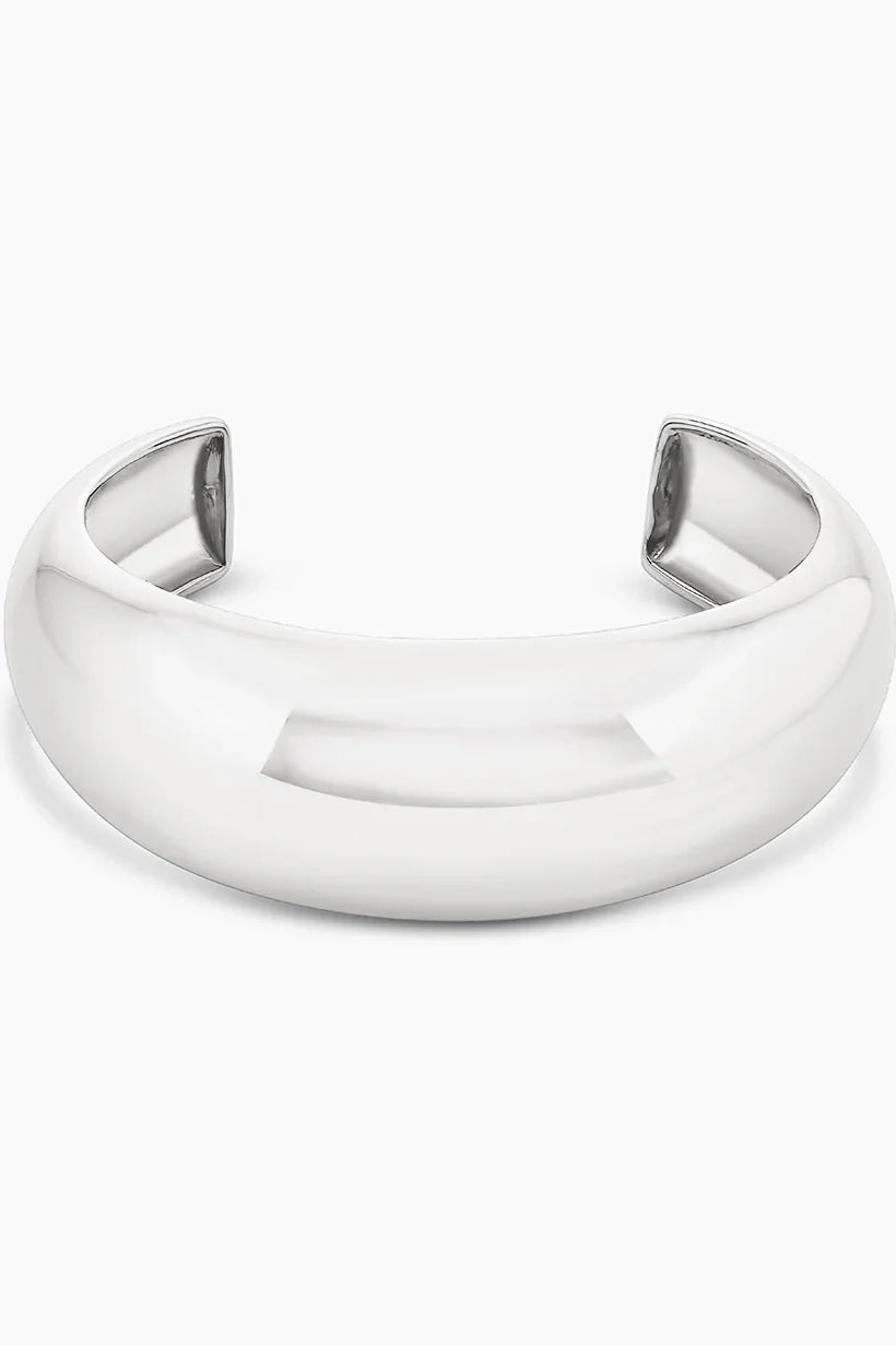 Oriana Cuff Bracelet - Rhodium