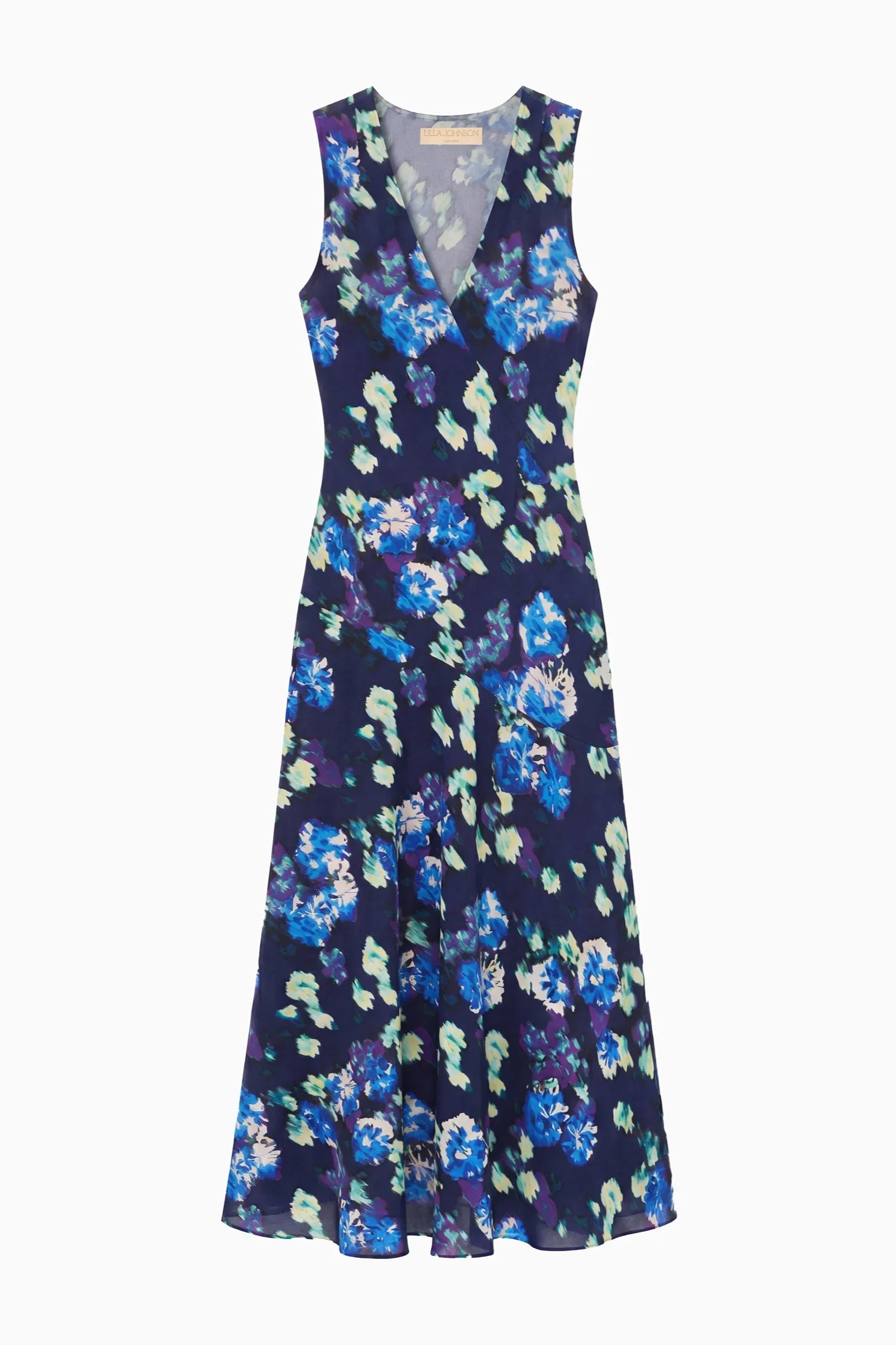 Elowen SL Silk Dress - Evening Blue
