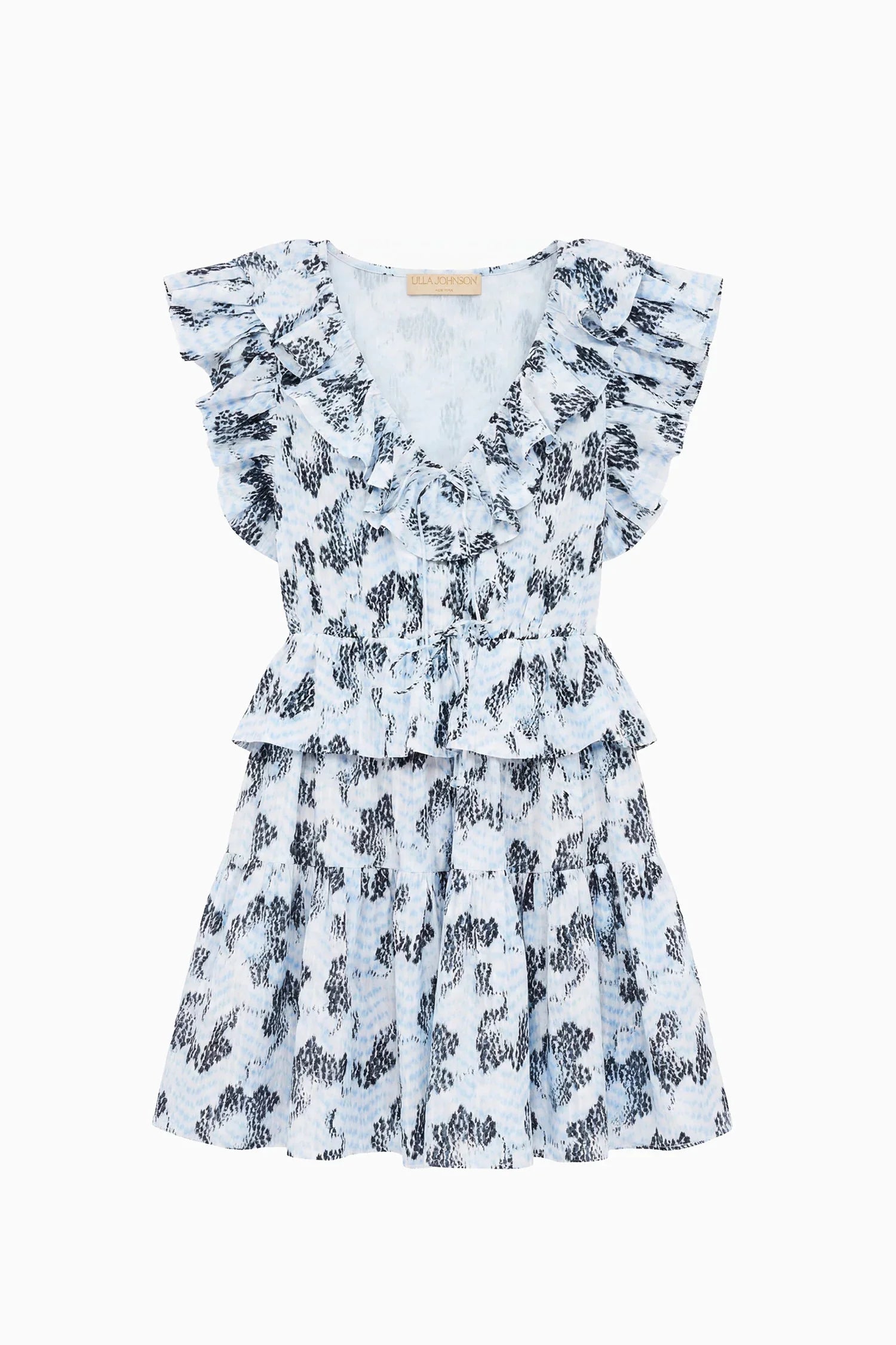 Celie Cotton Mini Dress - Ciel