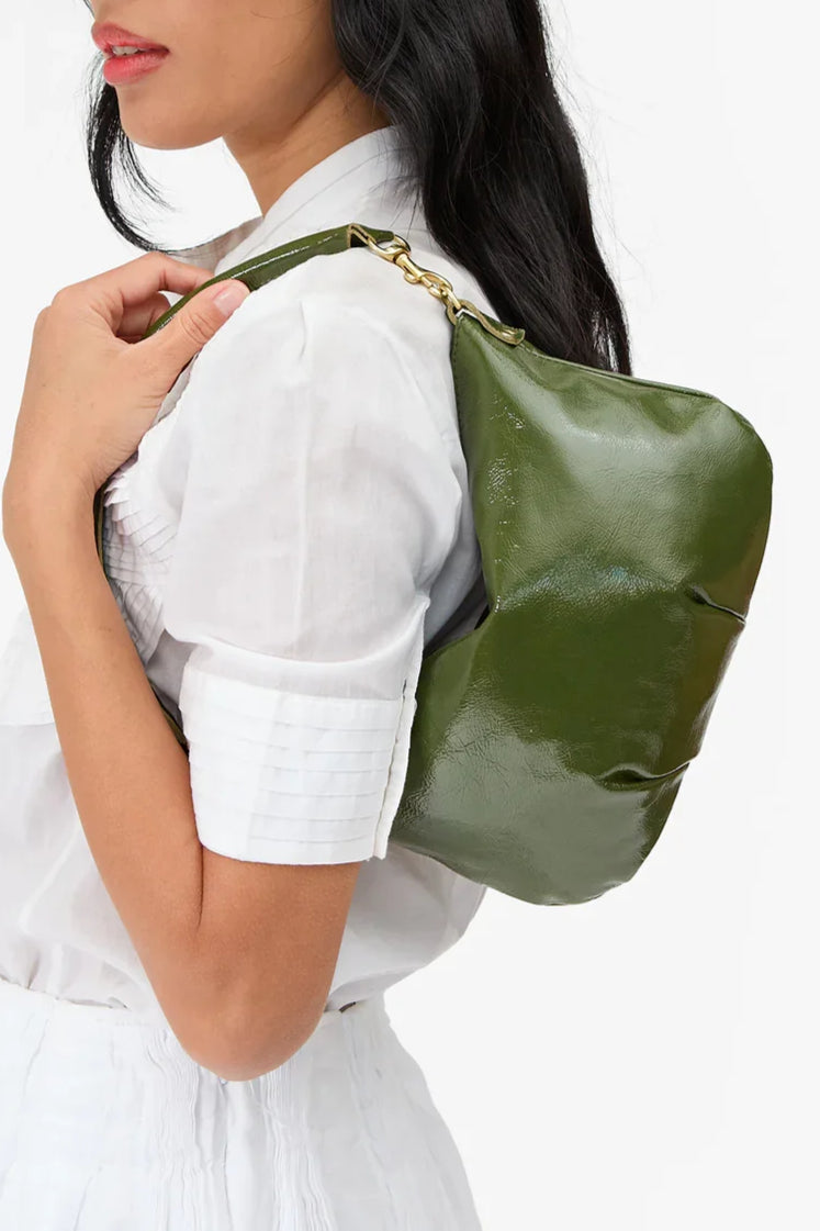 Petit Moyen Messenger - Crinkle Patent Army