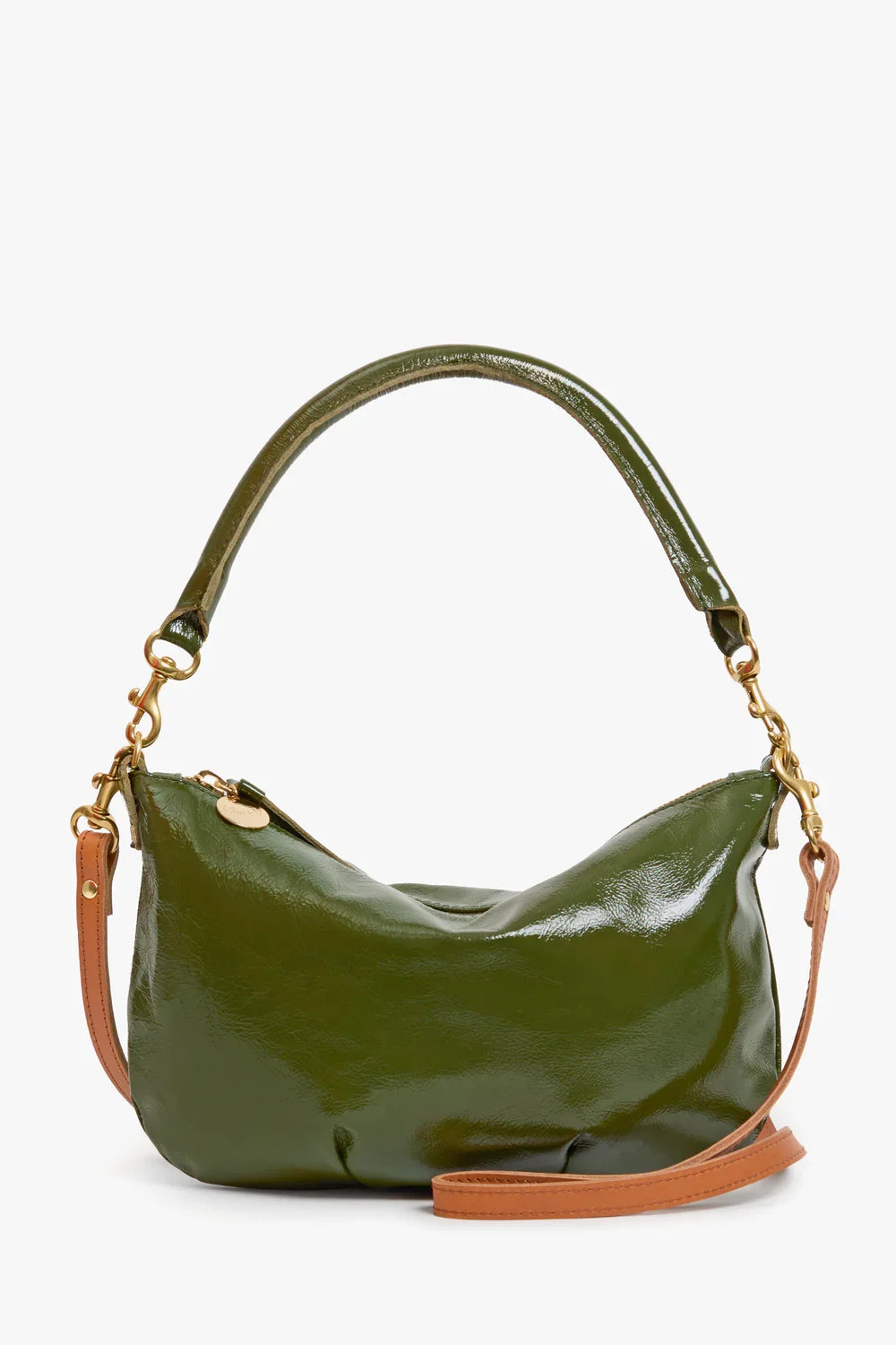 Petit Moyen Messenger - Crinkle Patent Army