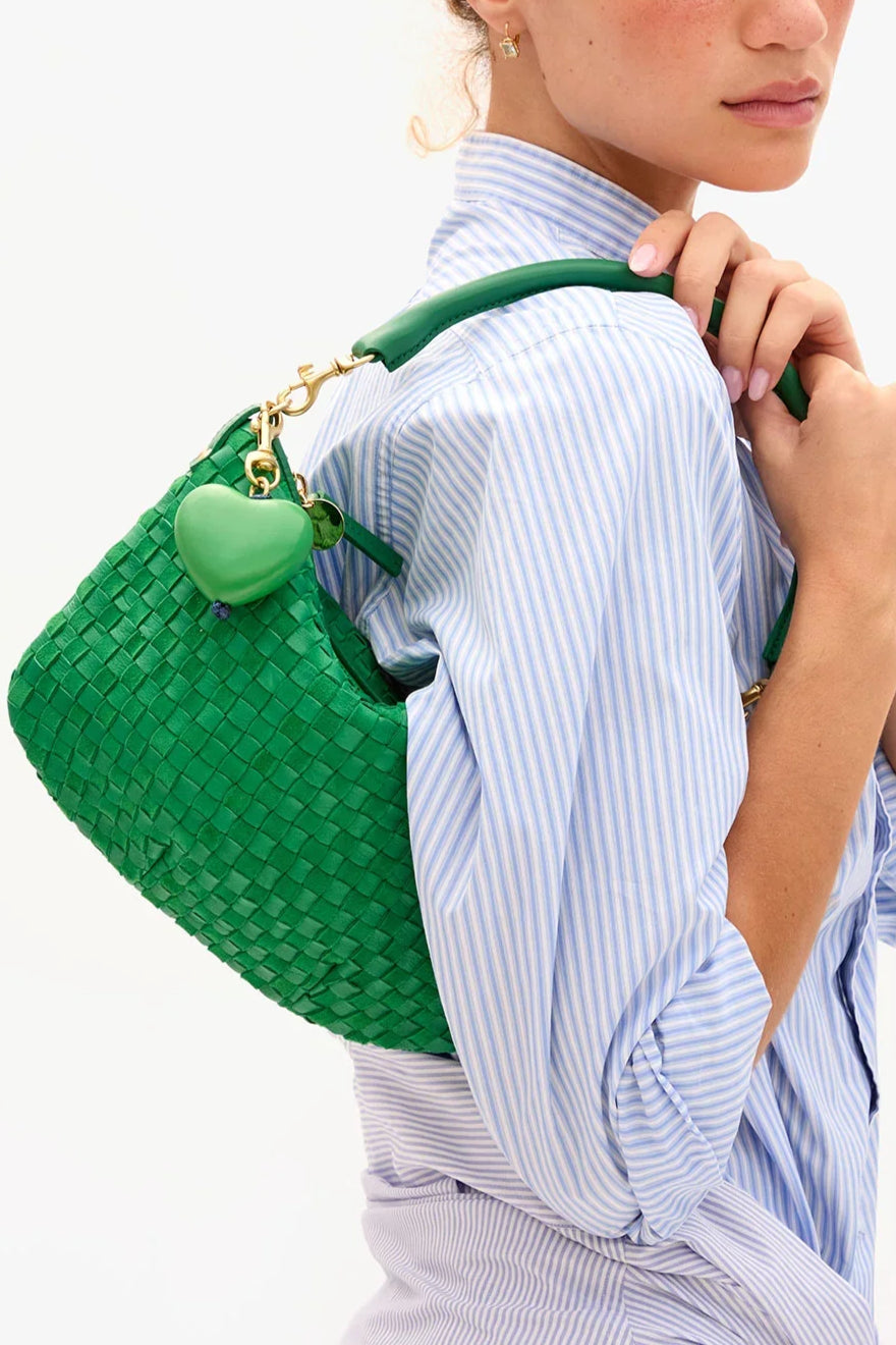 Grande Heart Fob - Emerald