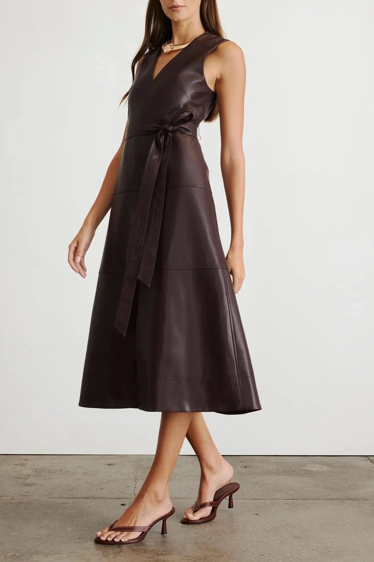 Reinella Dress - Oxblood