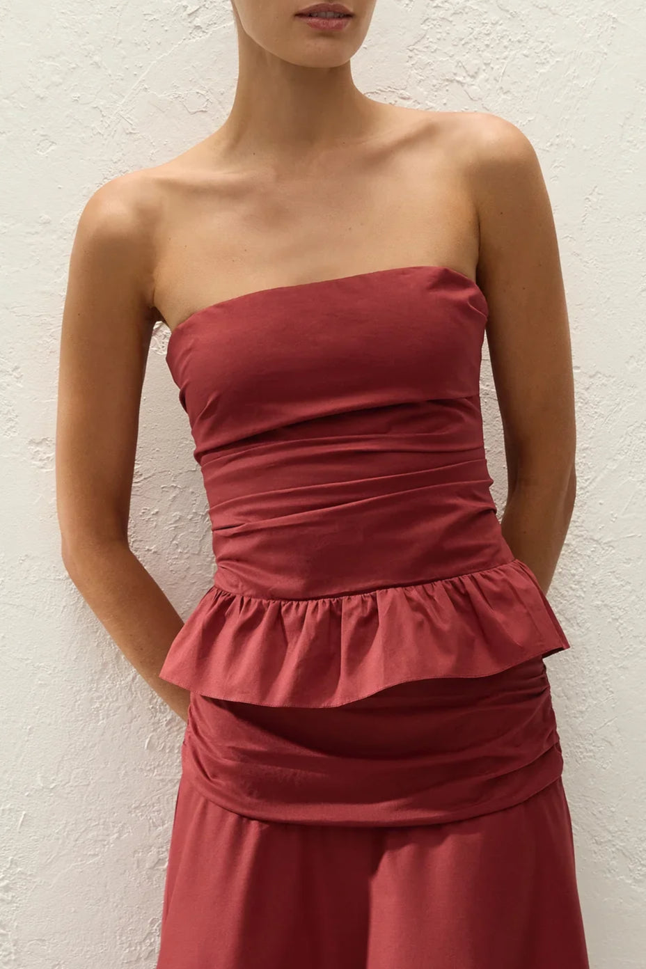 Simone Top - Porto Red