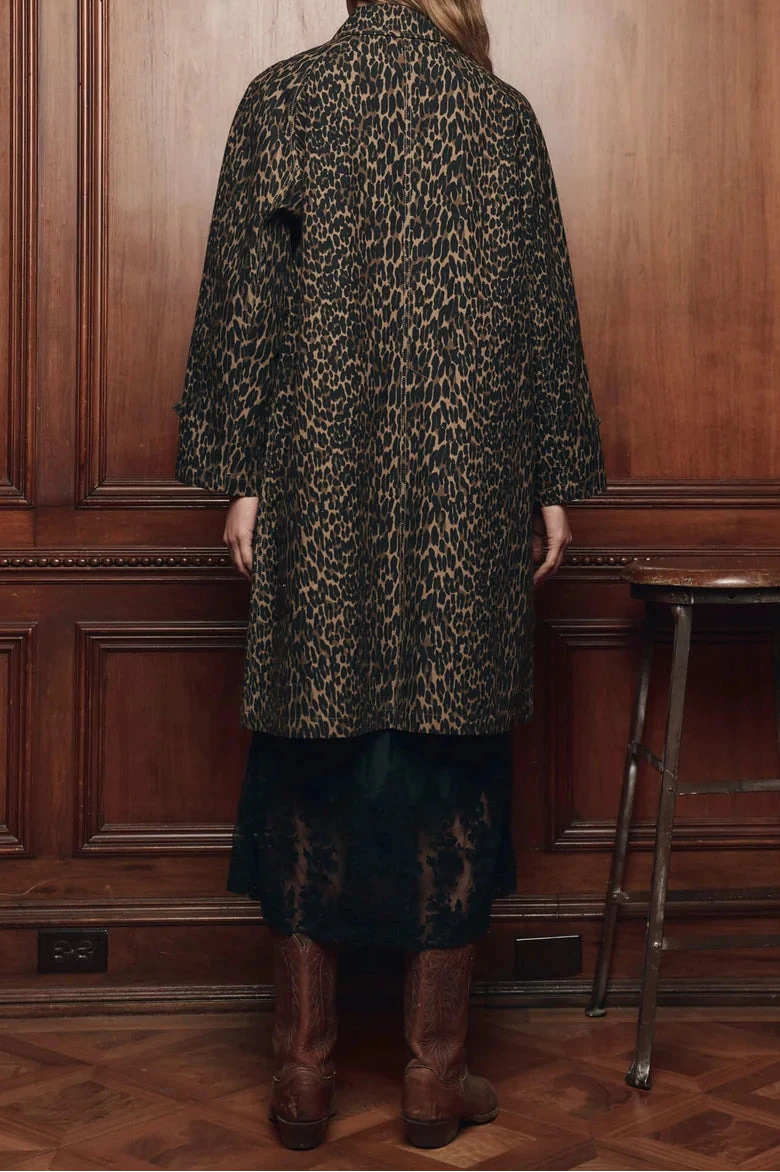 The Trench Coat - Dark Leopard
