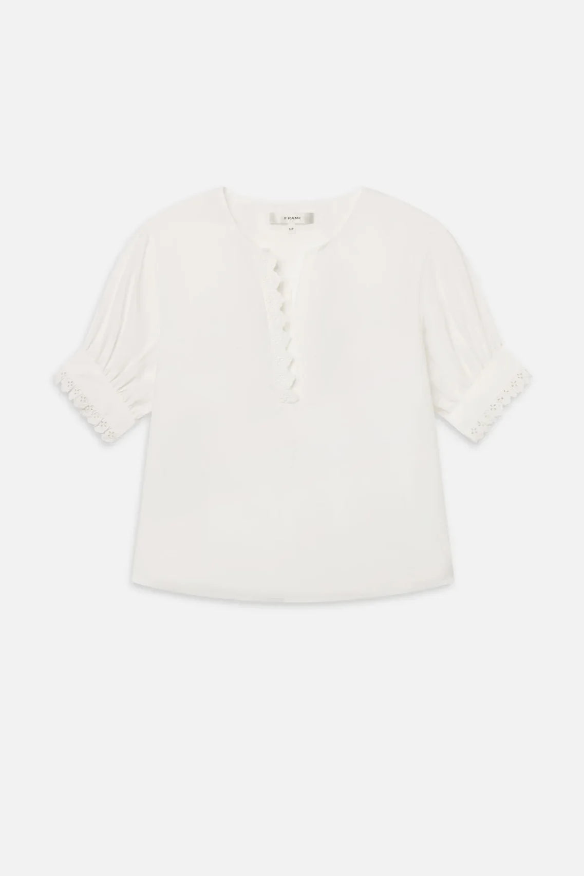 The Keepsake Popover Top - White