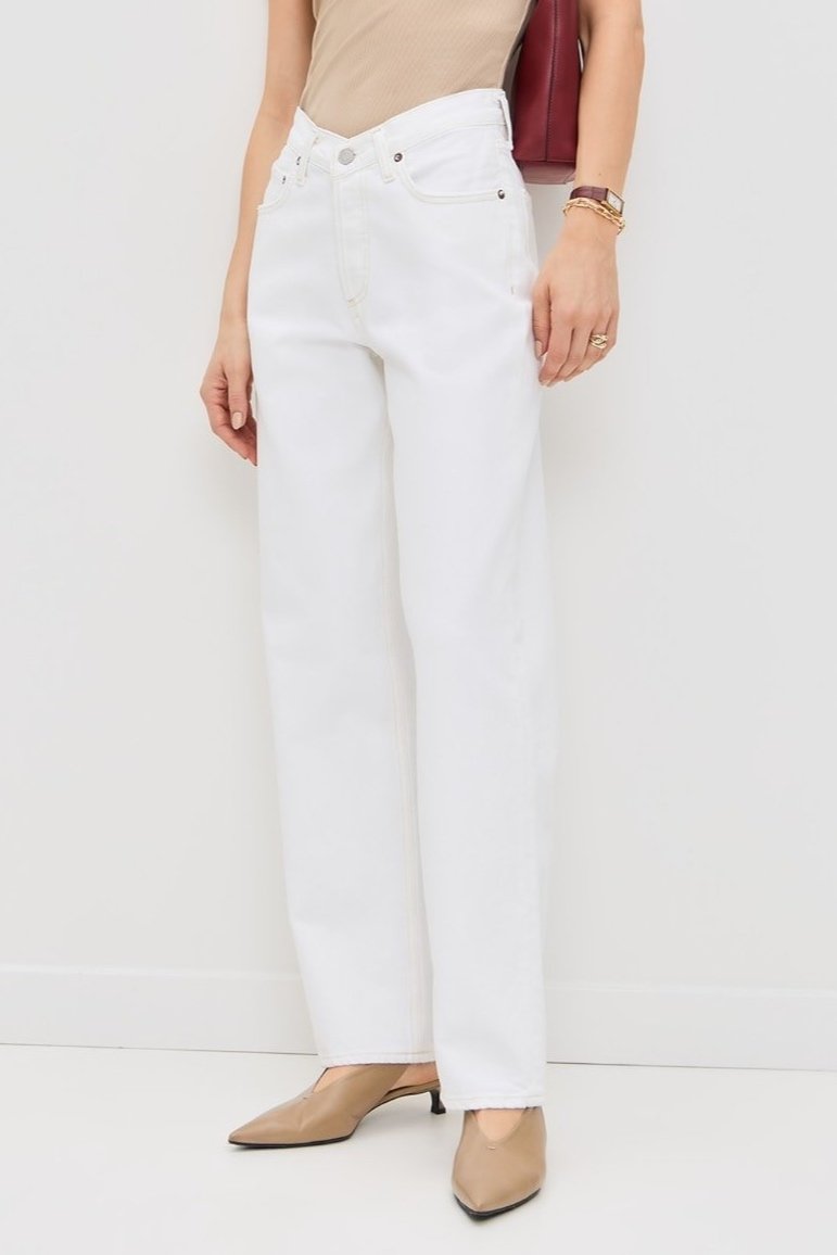 V-Waist Baggy - Milkshake