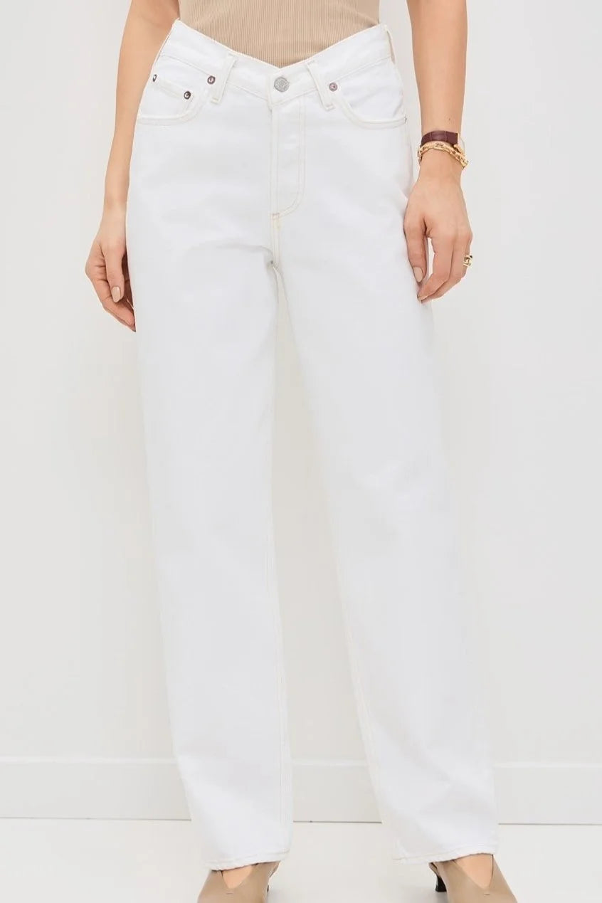 V-Waist Baggy - Milkshake