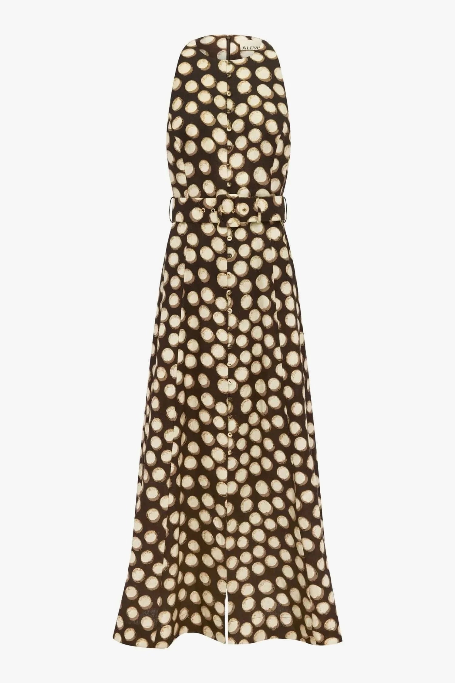 Paula Midi Dress - Chocolate
