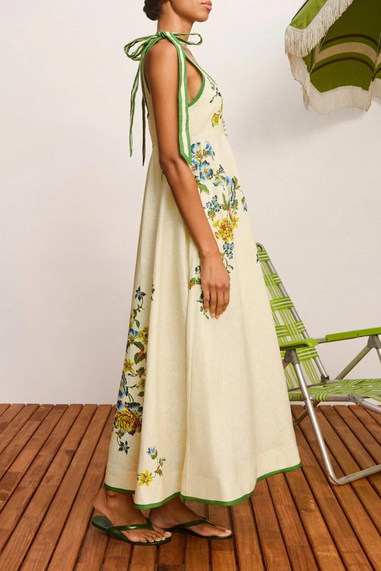 Phyllis Ballet Sundress - Cream