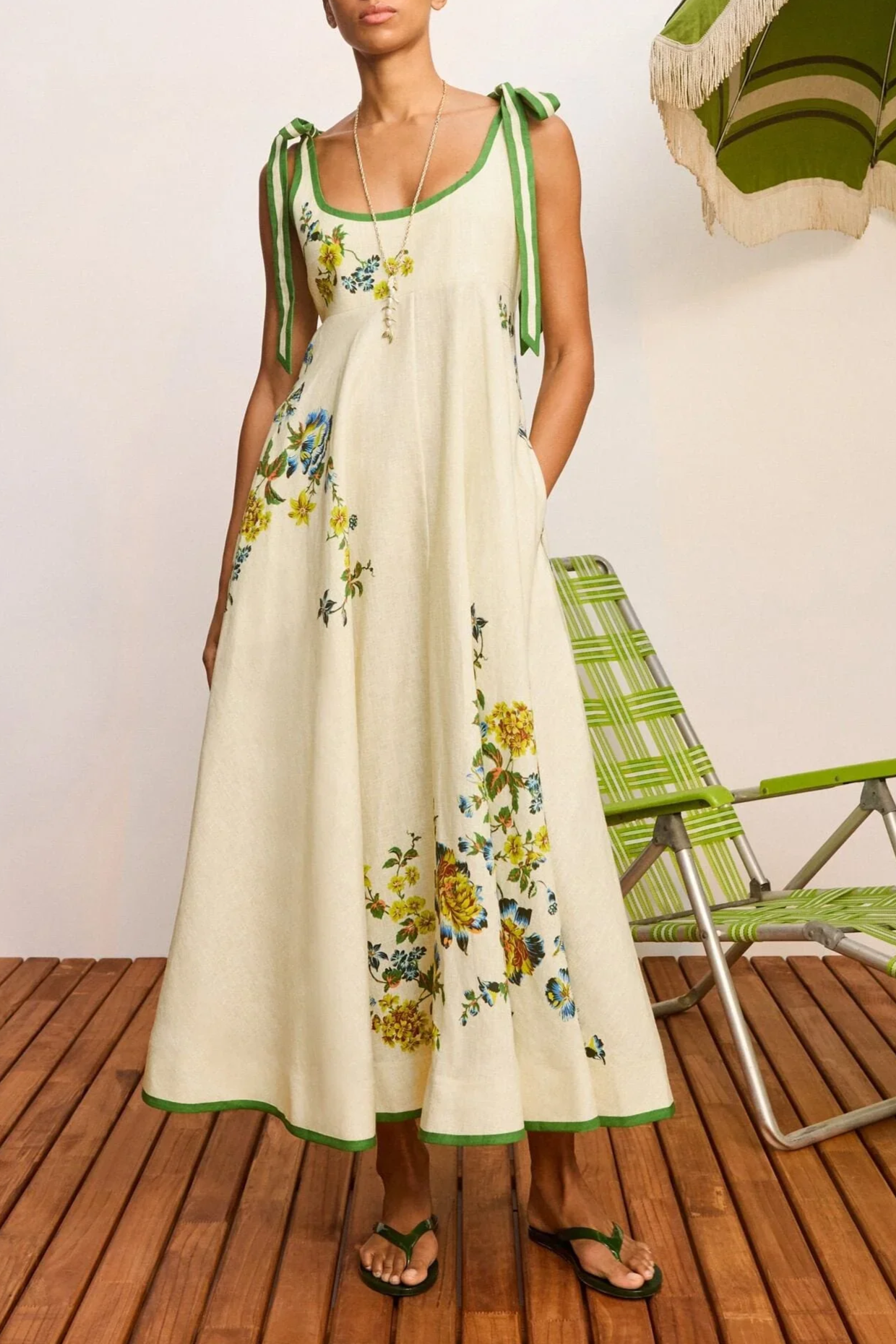 Phyllis Ballet Sundress - Cream