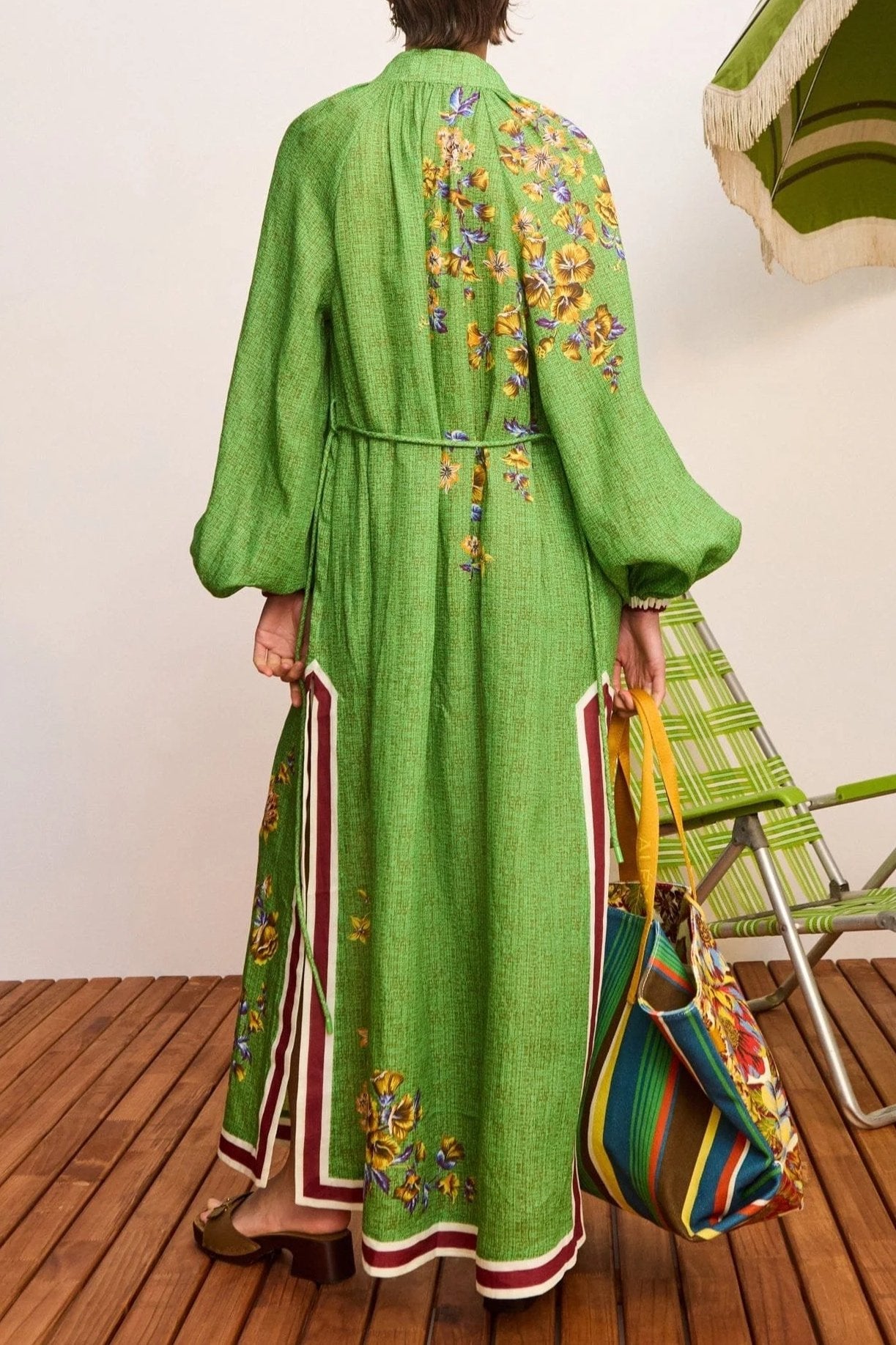 Phyllis Midi Dress - Green