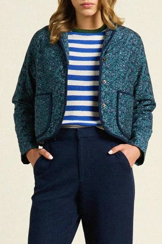 August Jacket - Blue Ridge Ditsy